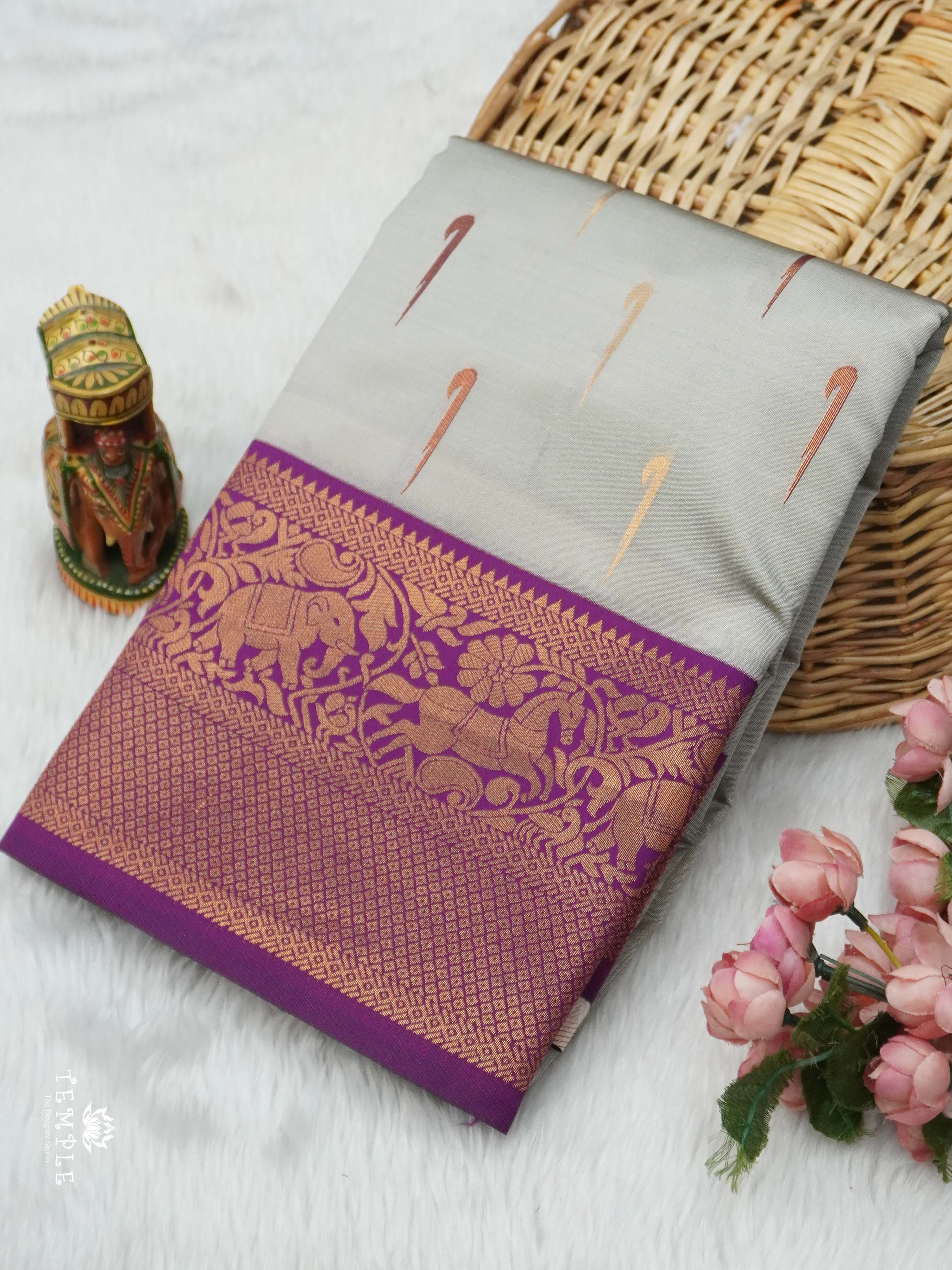 Semi Kanchi Silk Saree | TTDS2679