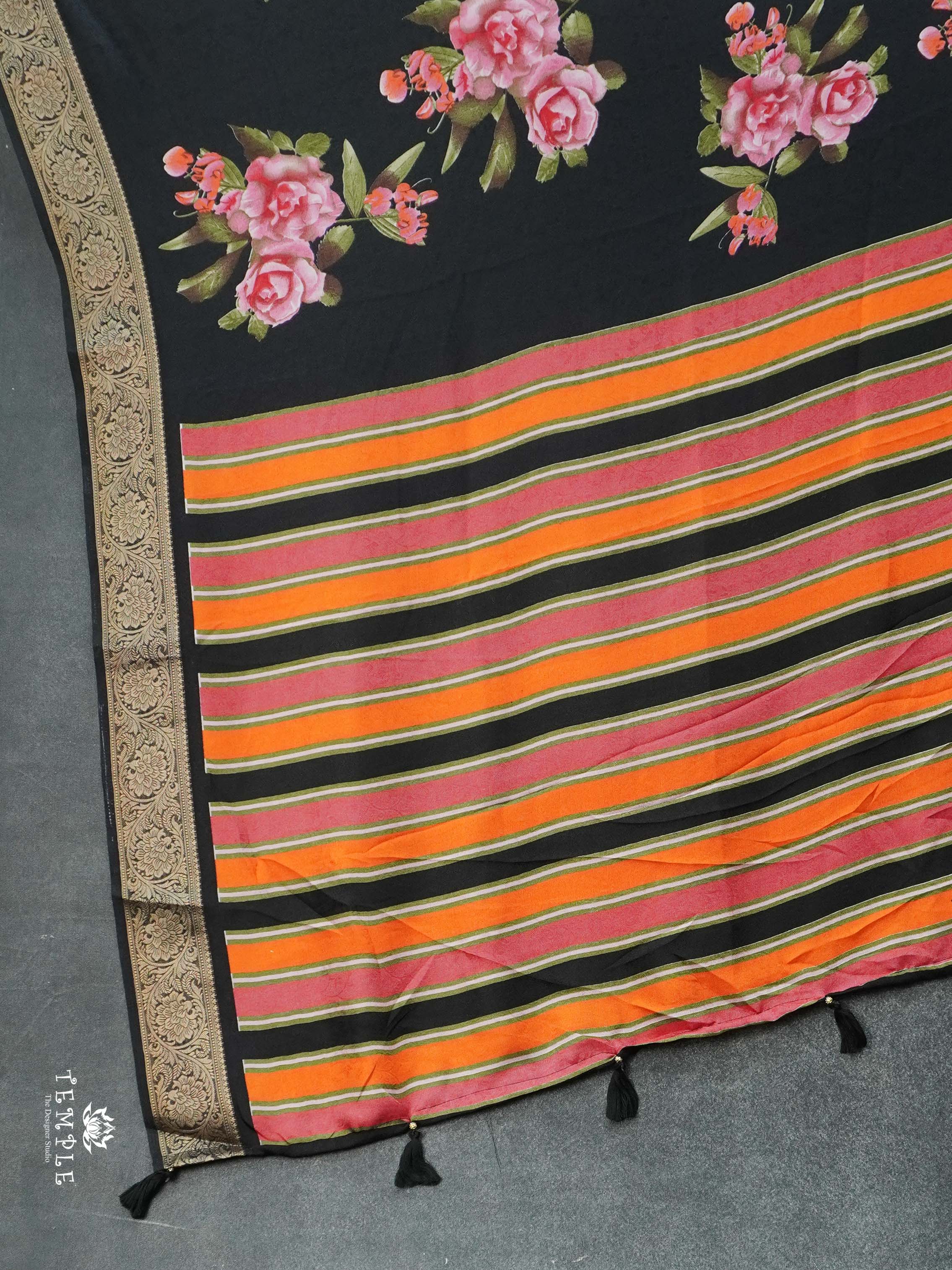 Printed Binny Silk Saree | TTDS2743