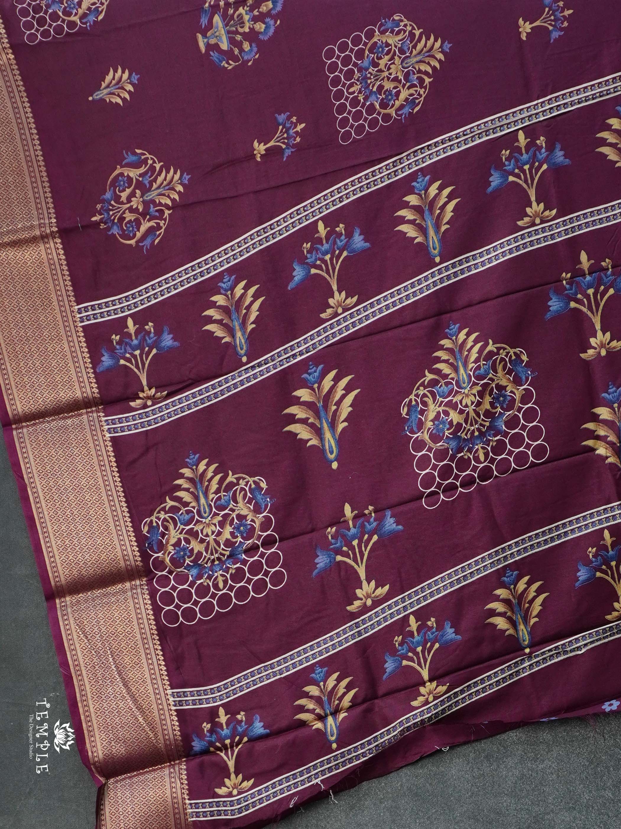 Printed Dola Saree | TTDS2748