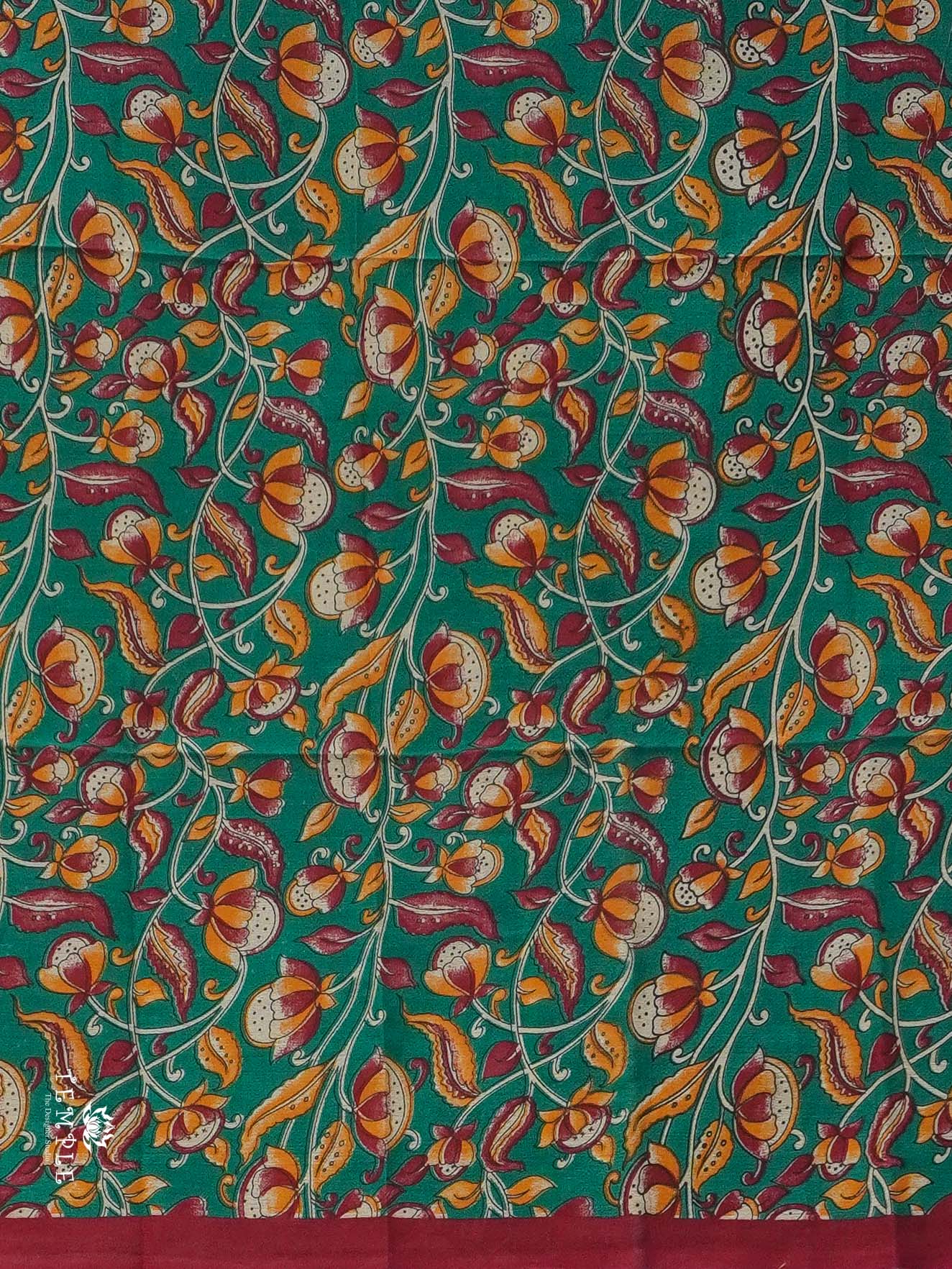 Mul Cotton Saree with printed Blouse | TTDS2255