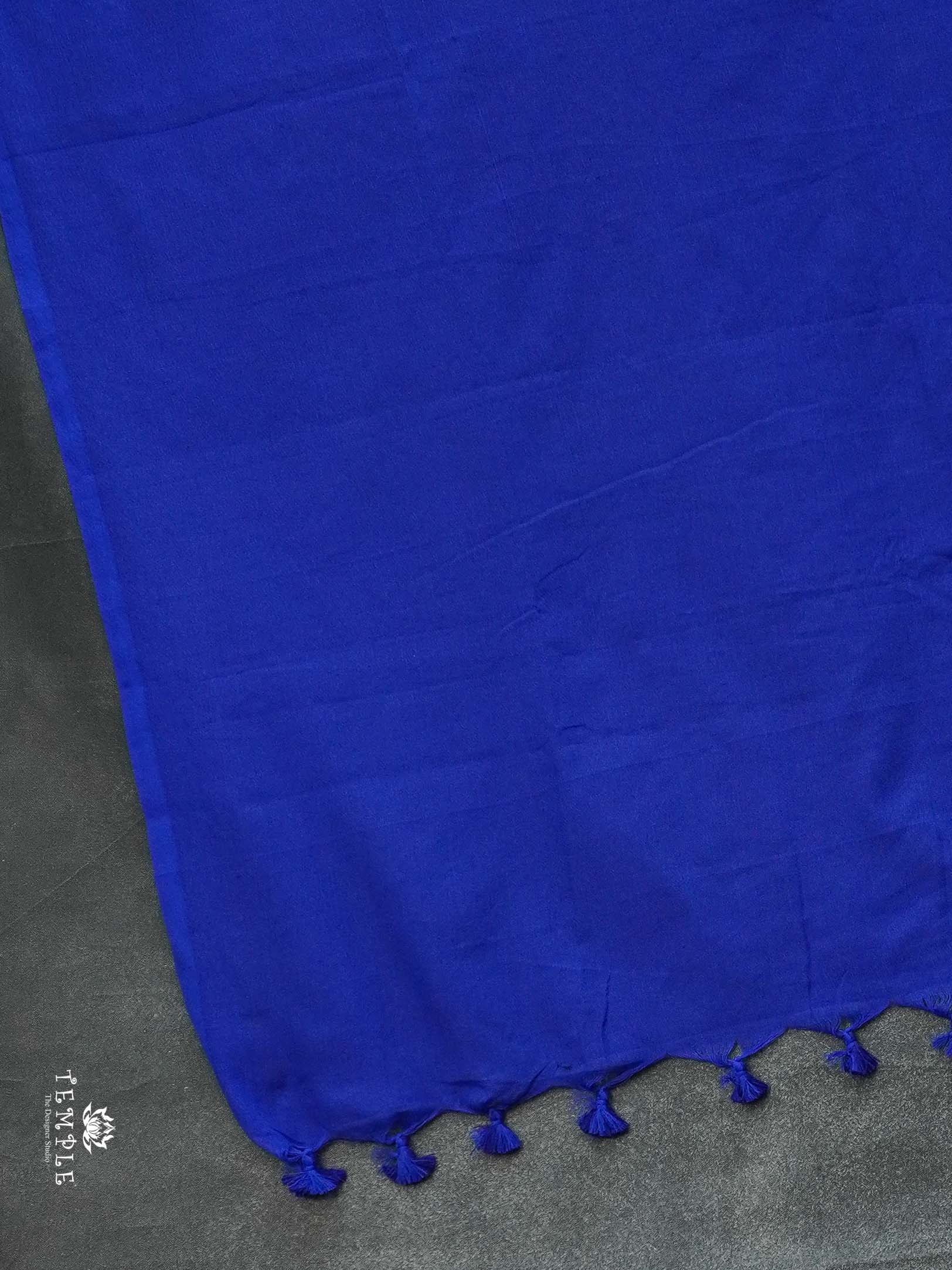 Mul Cotton Saree with printed Blouse | TTDS2255