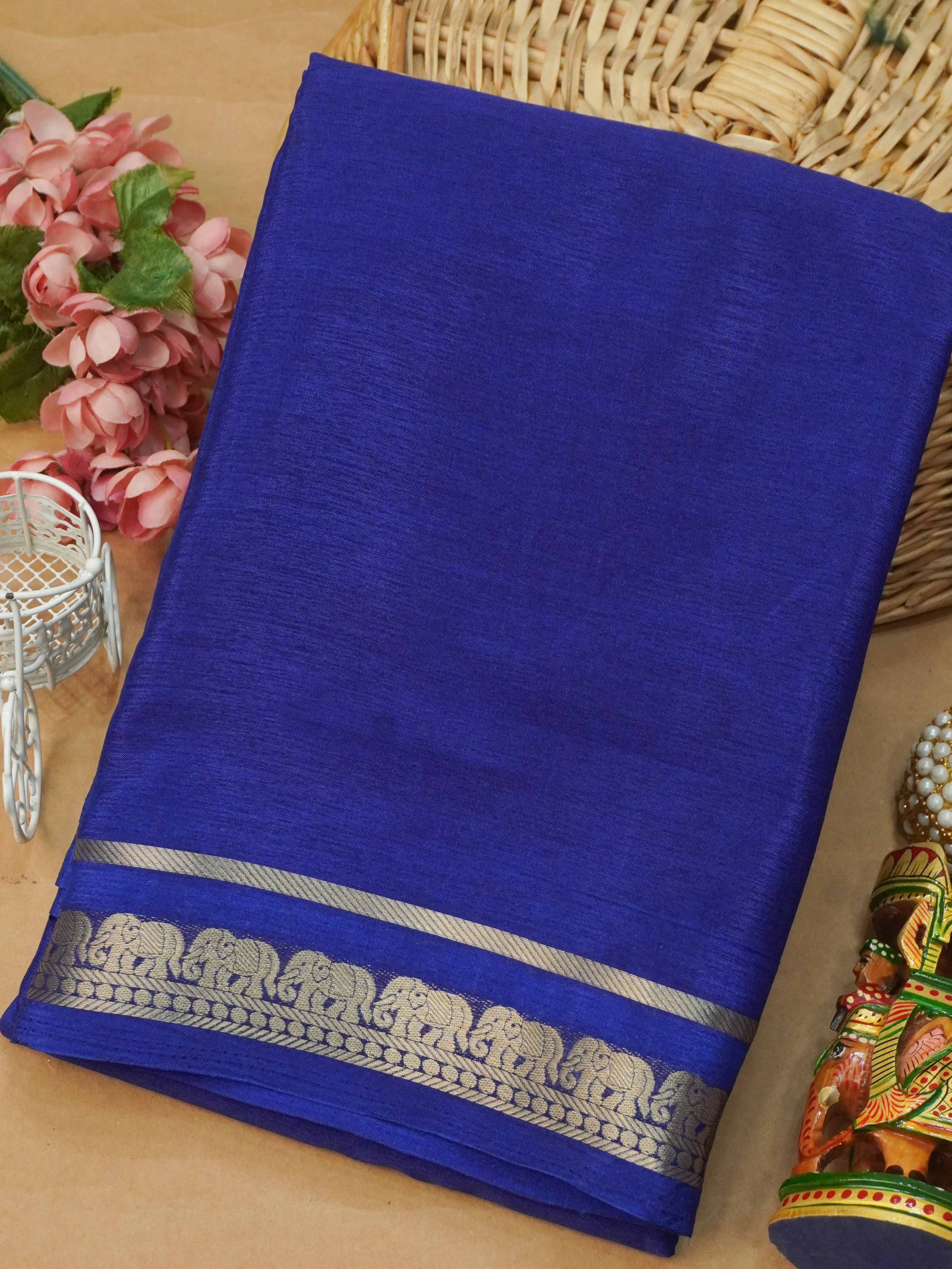 Semi Mysore Silk Saree | TTDS3177