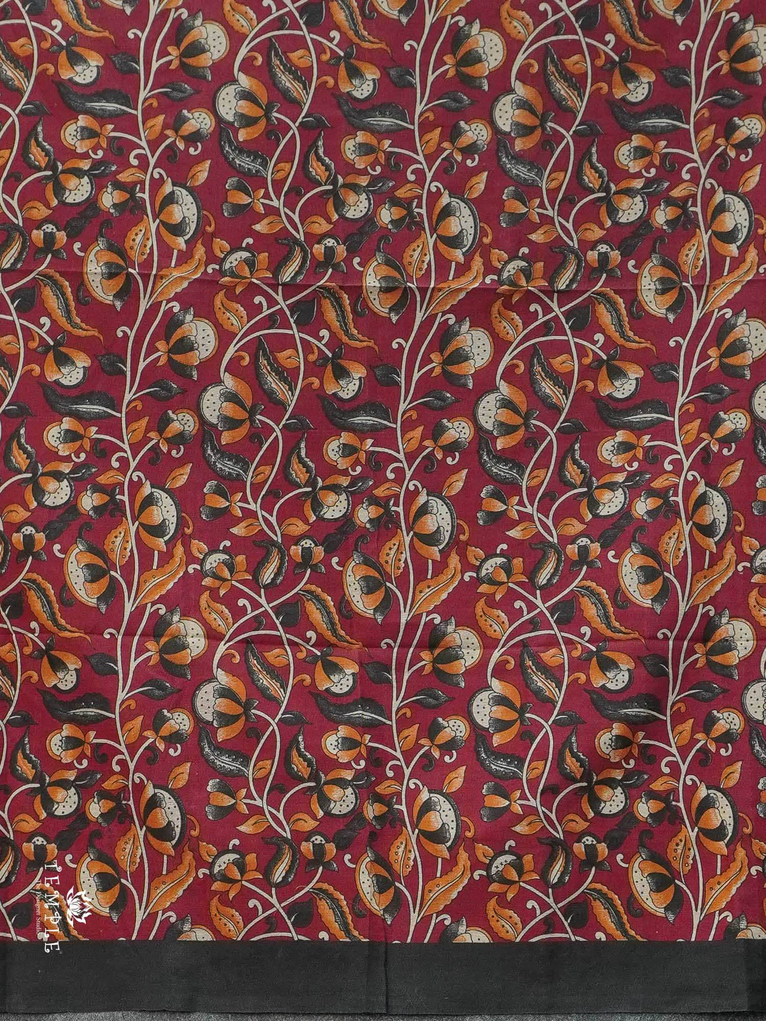 Mul Cotton Saree with printed Blouse | TTDS2255