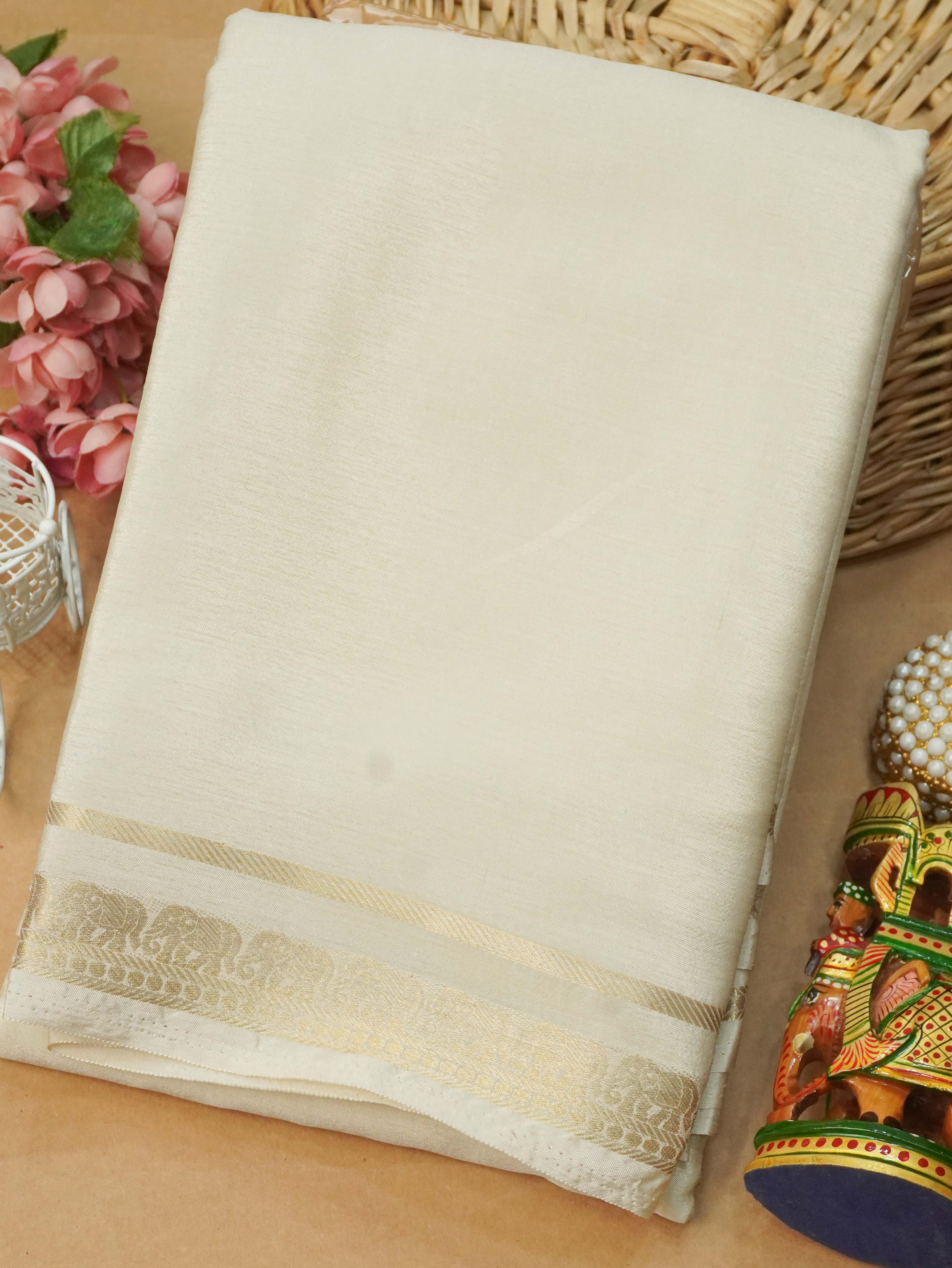 Semi Mysore Silk Saree | TTDS3177