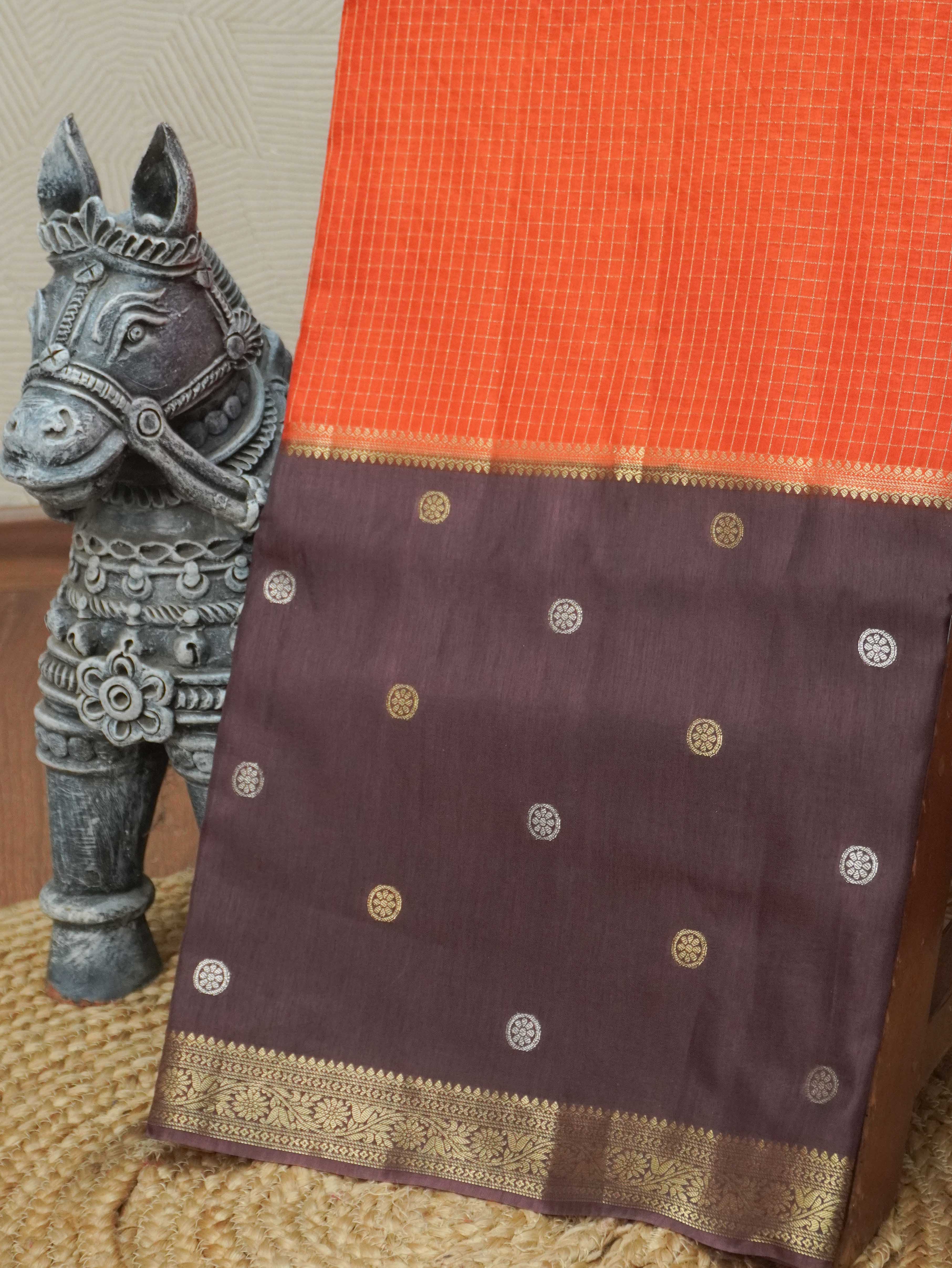 Semi Mysore Silk Saree | TTDS2783