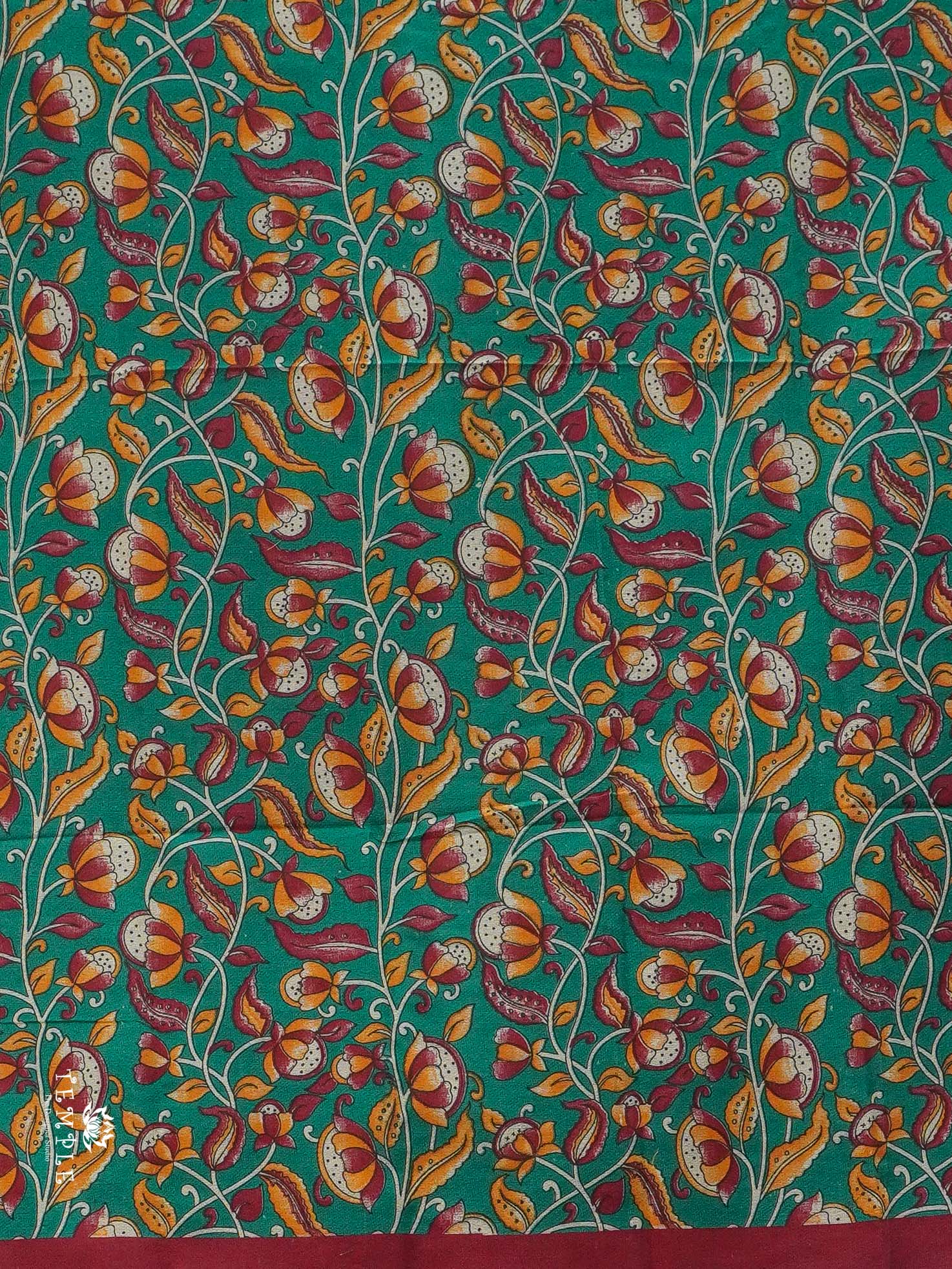 Mul Cotton Saree with printed Blouse | TTDS2255