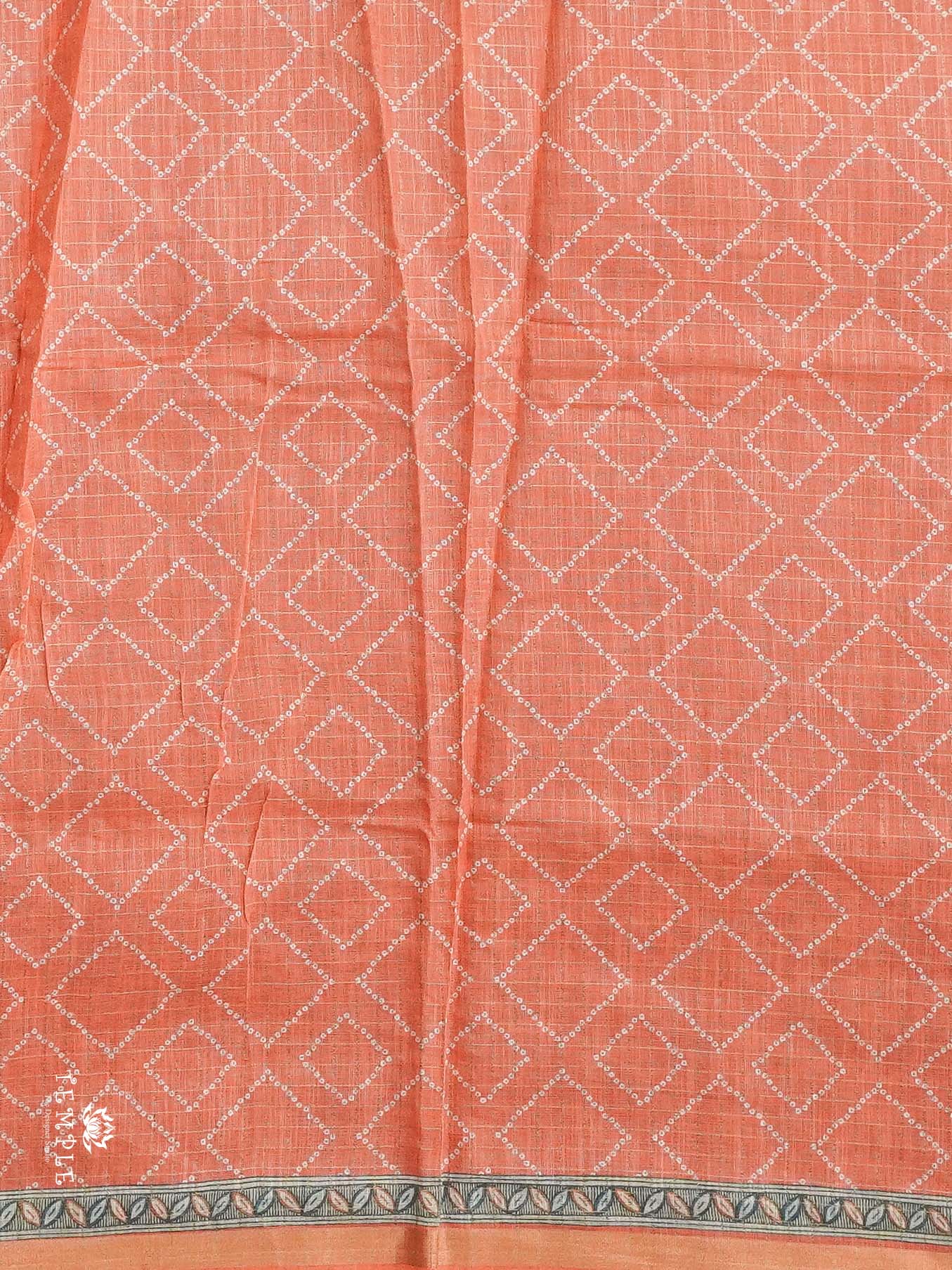 Chanderi Cotton Saree With Triple Shades | TTDS2504