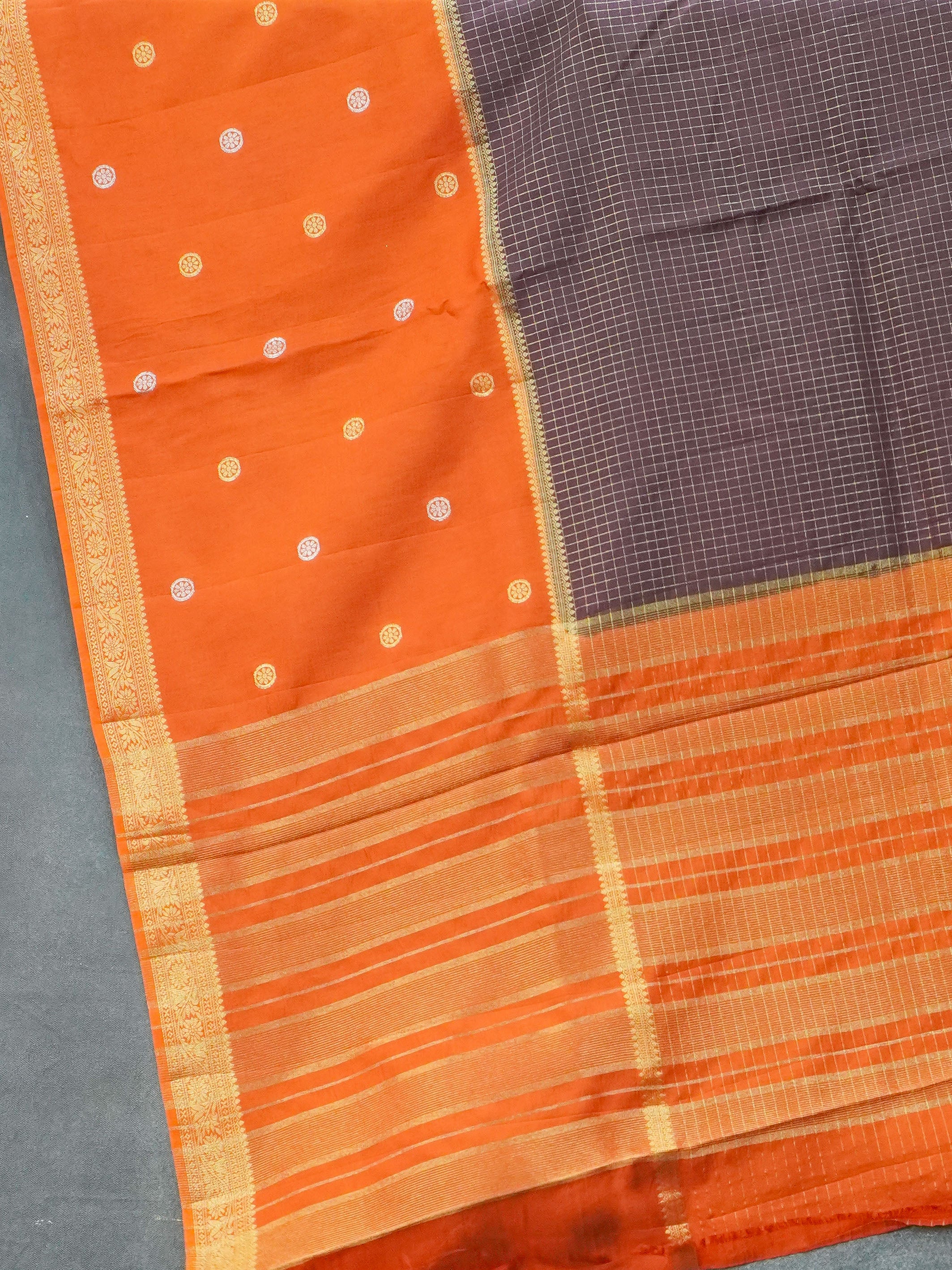 Semi Mysore Silk Saree(1) | TTDS2783