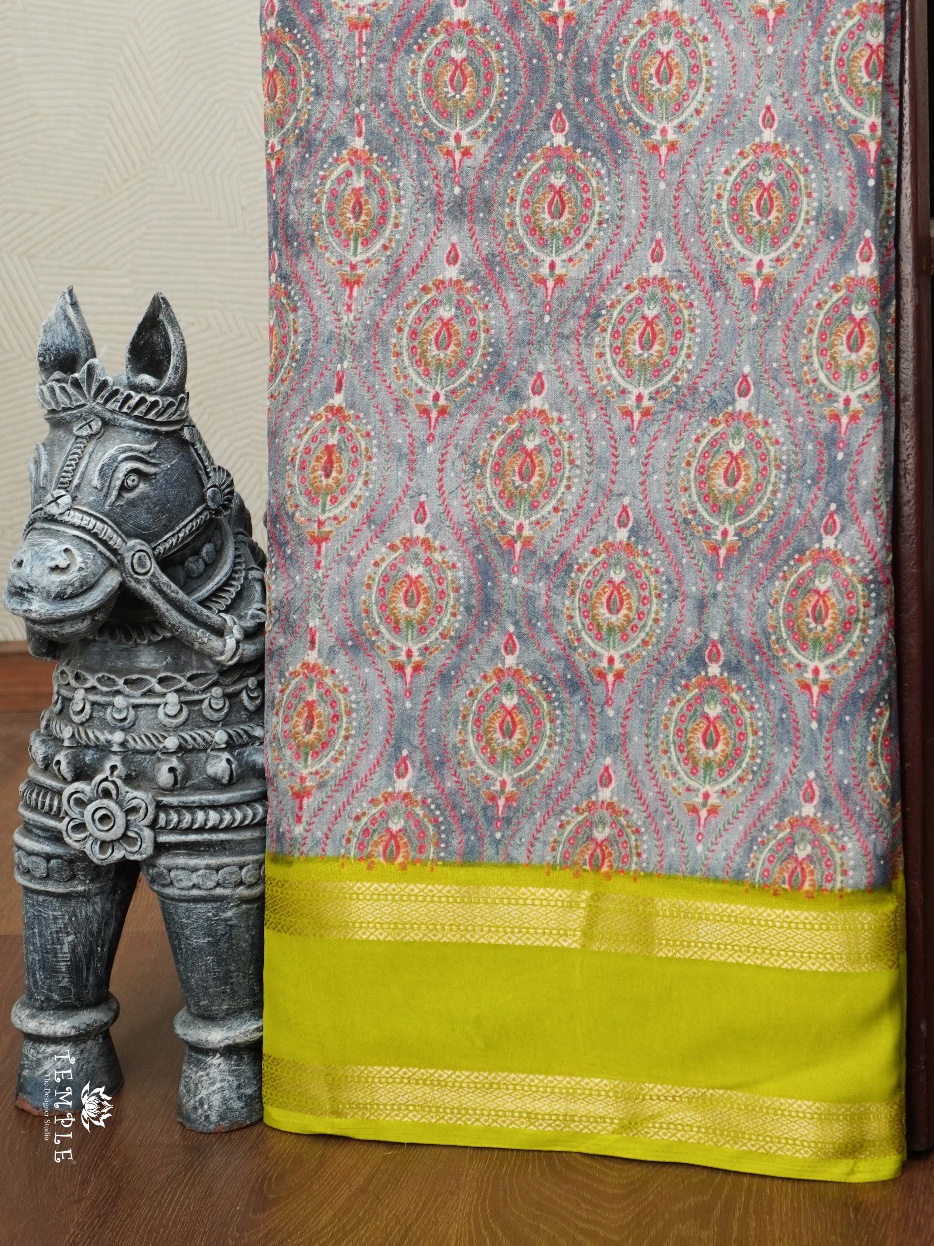 Printed Georgette Saree | TTDS2764