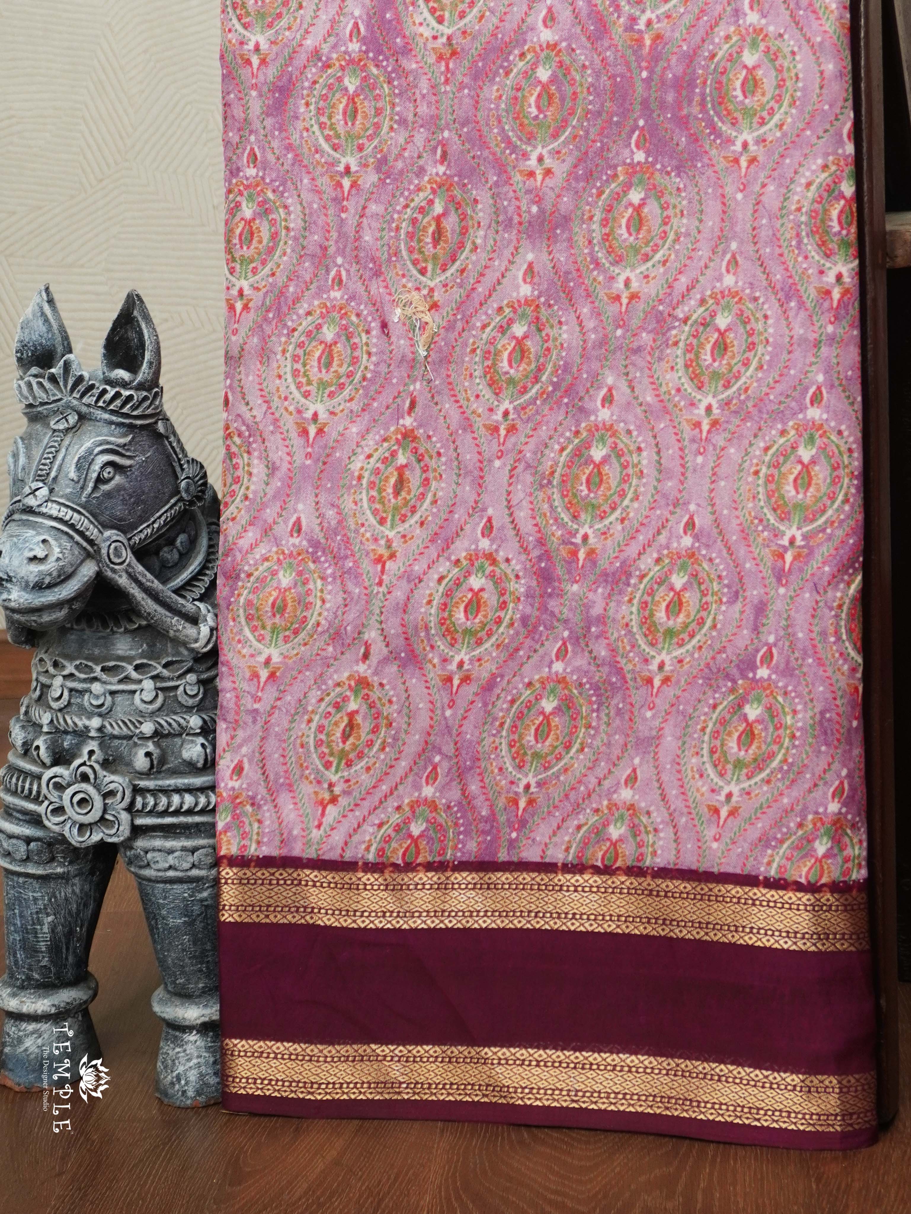 Printed Georgette Saree | TTDS2764