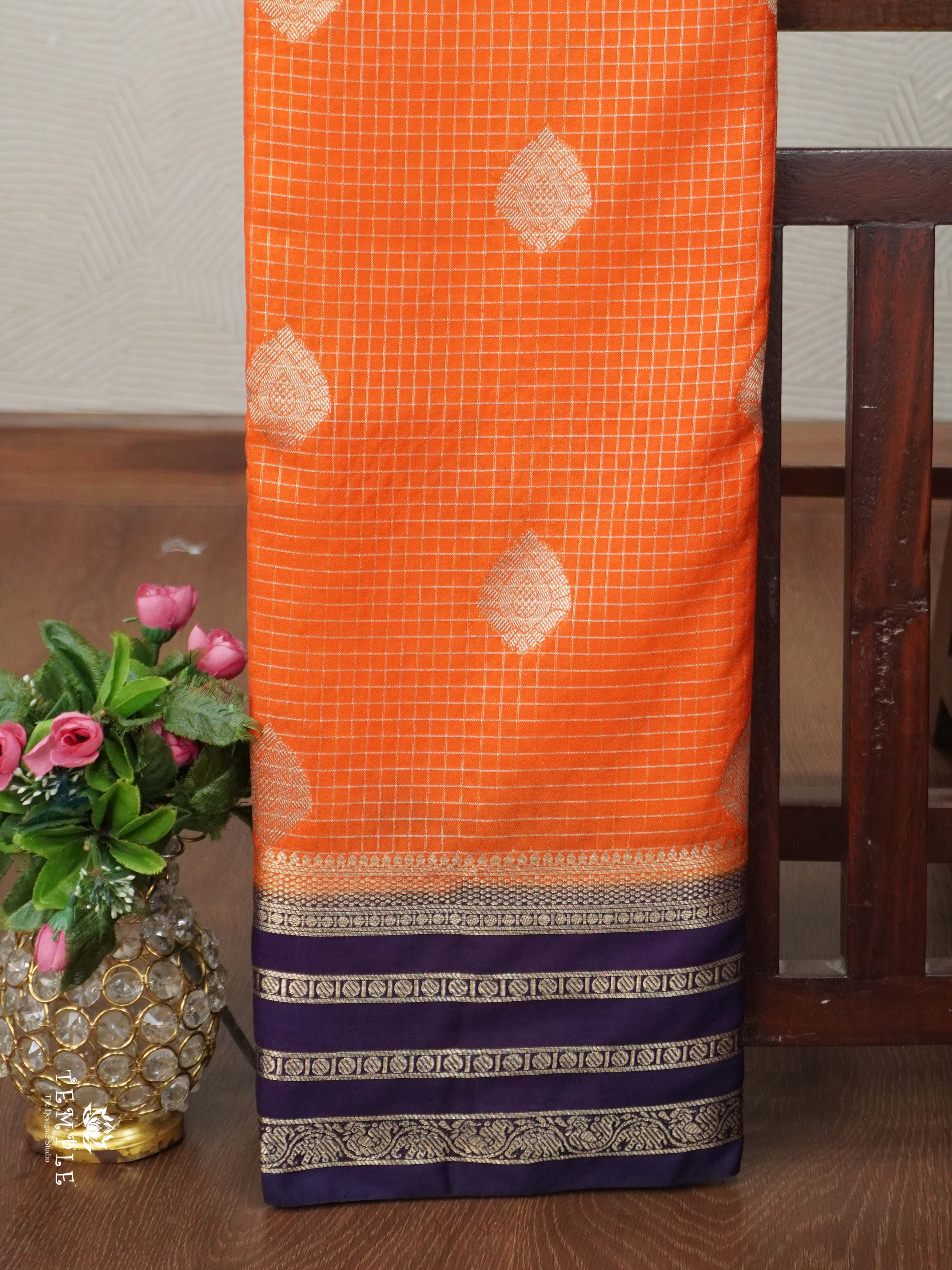 Semi Mysore Silk Saree | TTDS2676