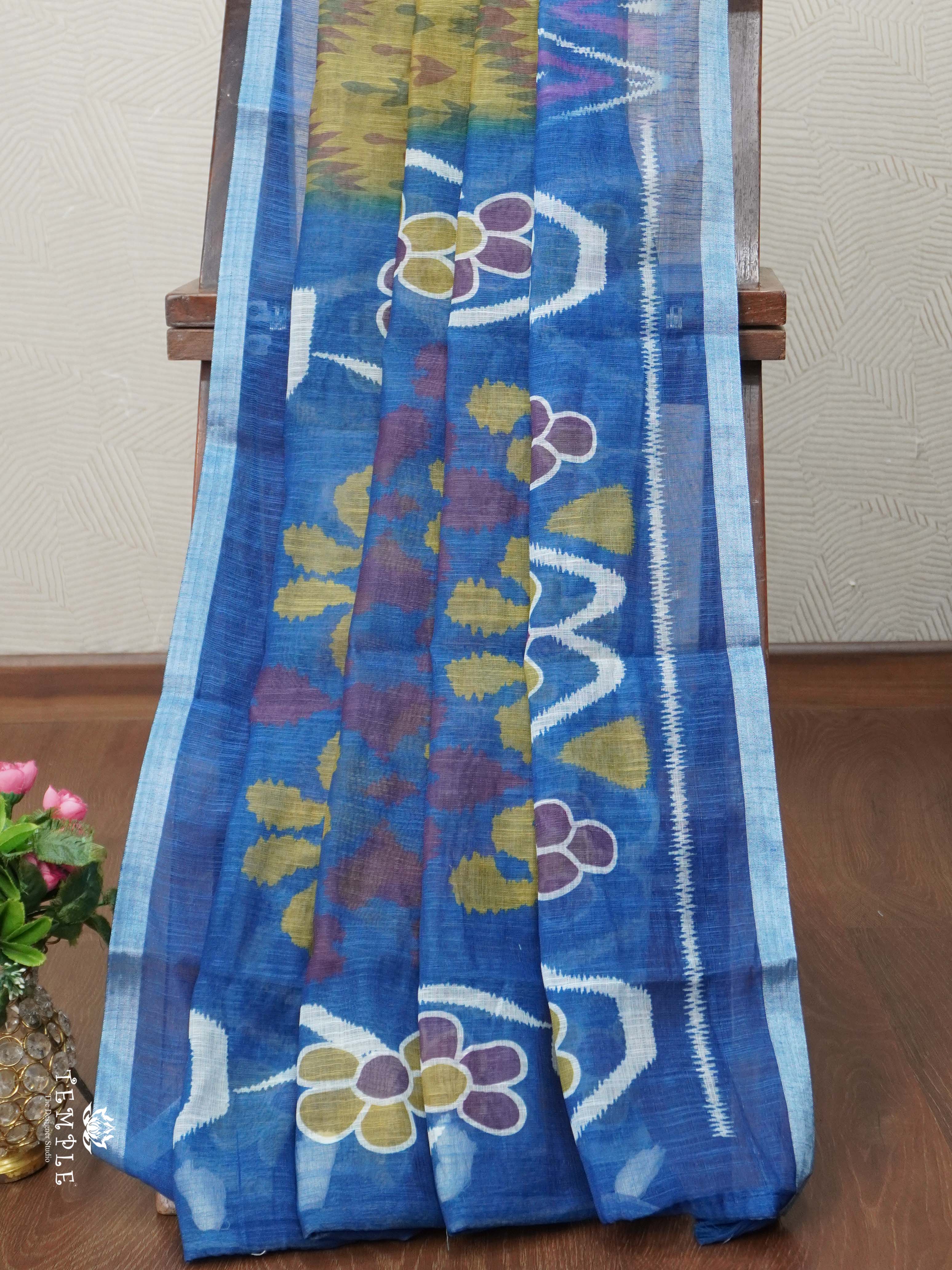 Linen Cotton Saree | TTDS2680