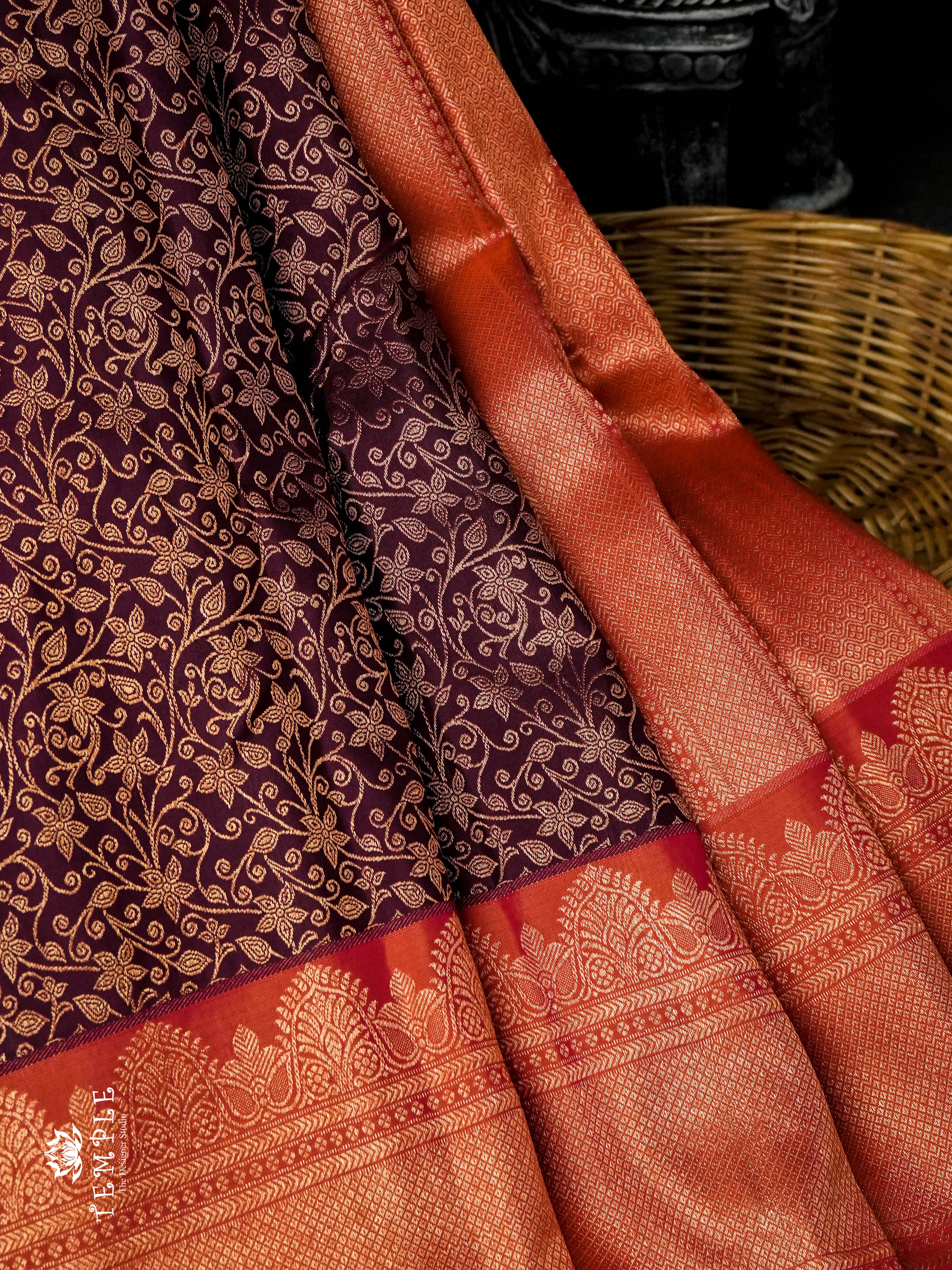 Elegant Pure Silk Saree With Soft and Comfortable Silk Fabric  | TTDS933