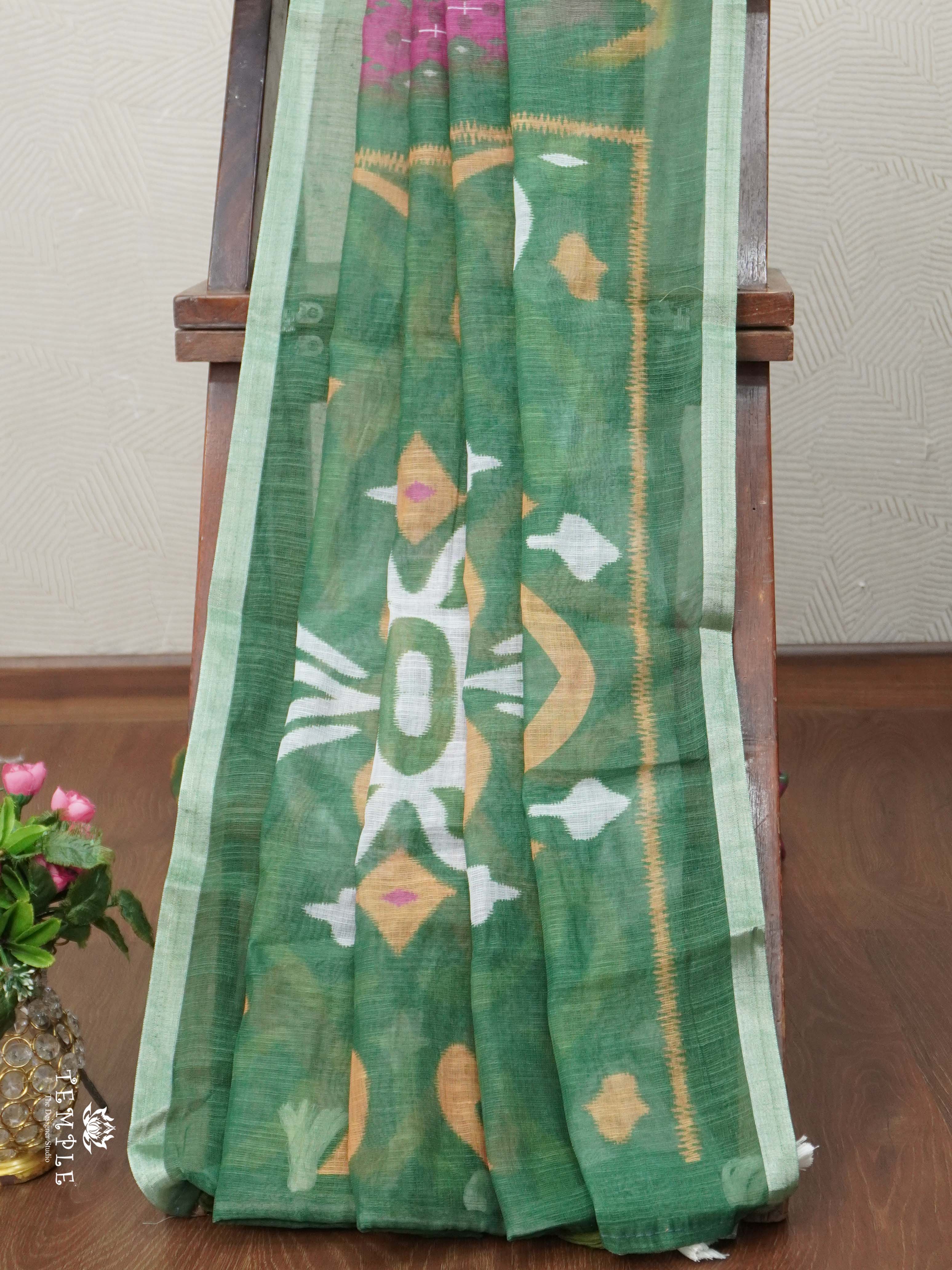 Linen Cotton Saree | TTDS2680