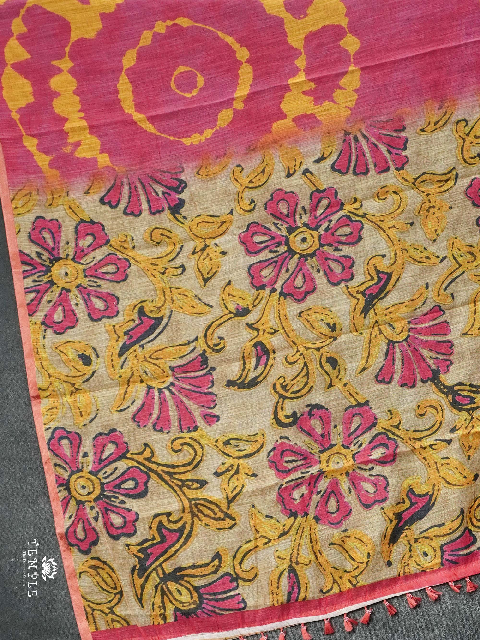 Chanderi Cotton Saree | TTDS2753