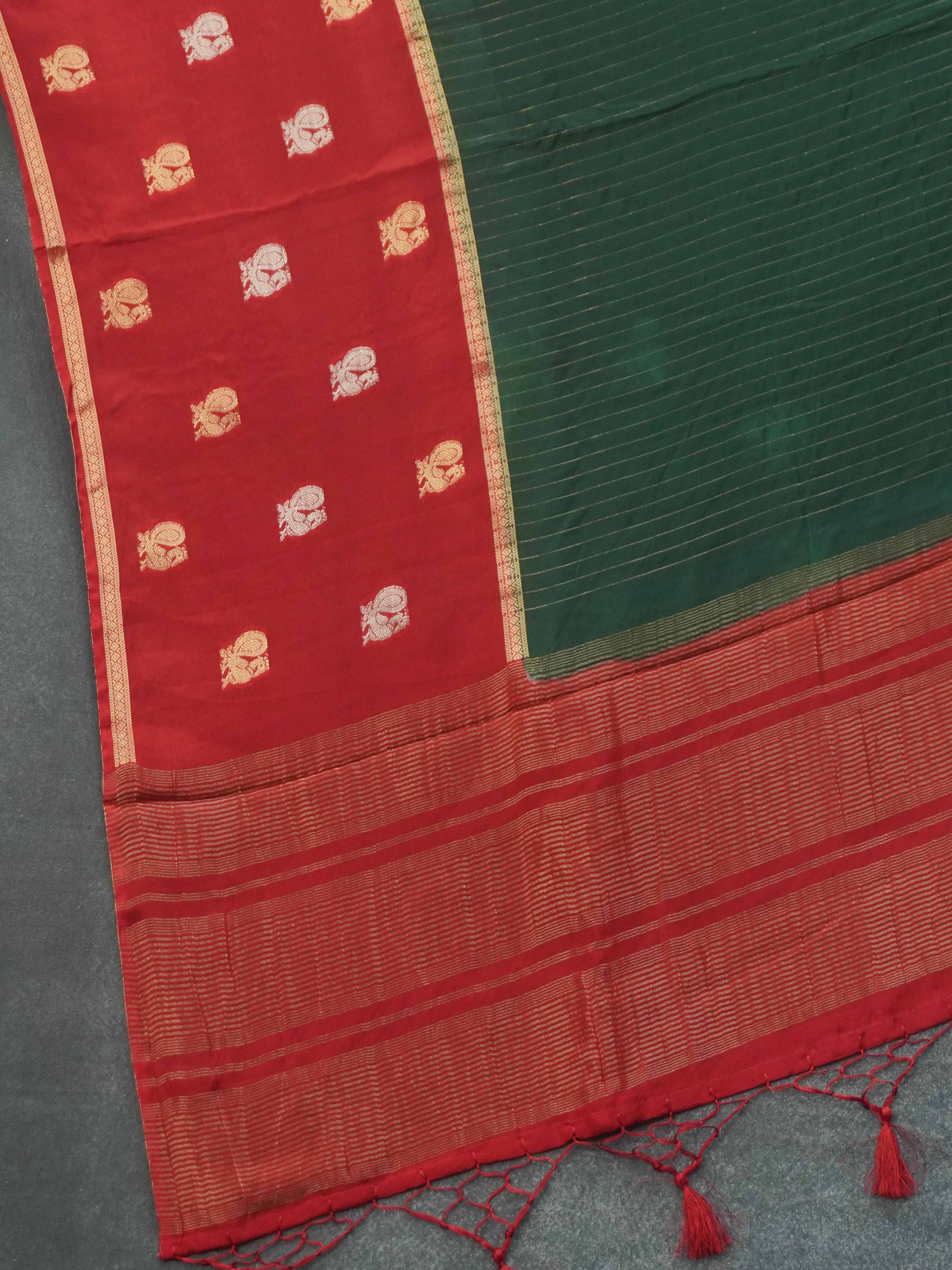 Semi Mysore Silk Saree | TTDS3171