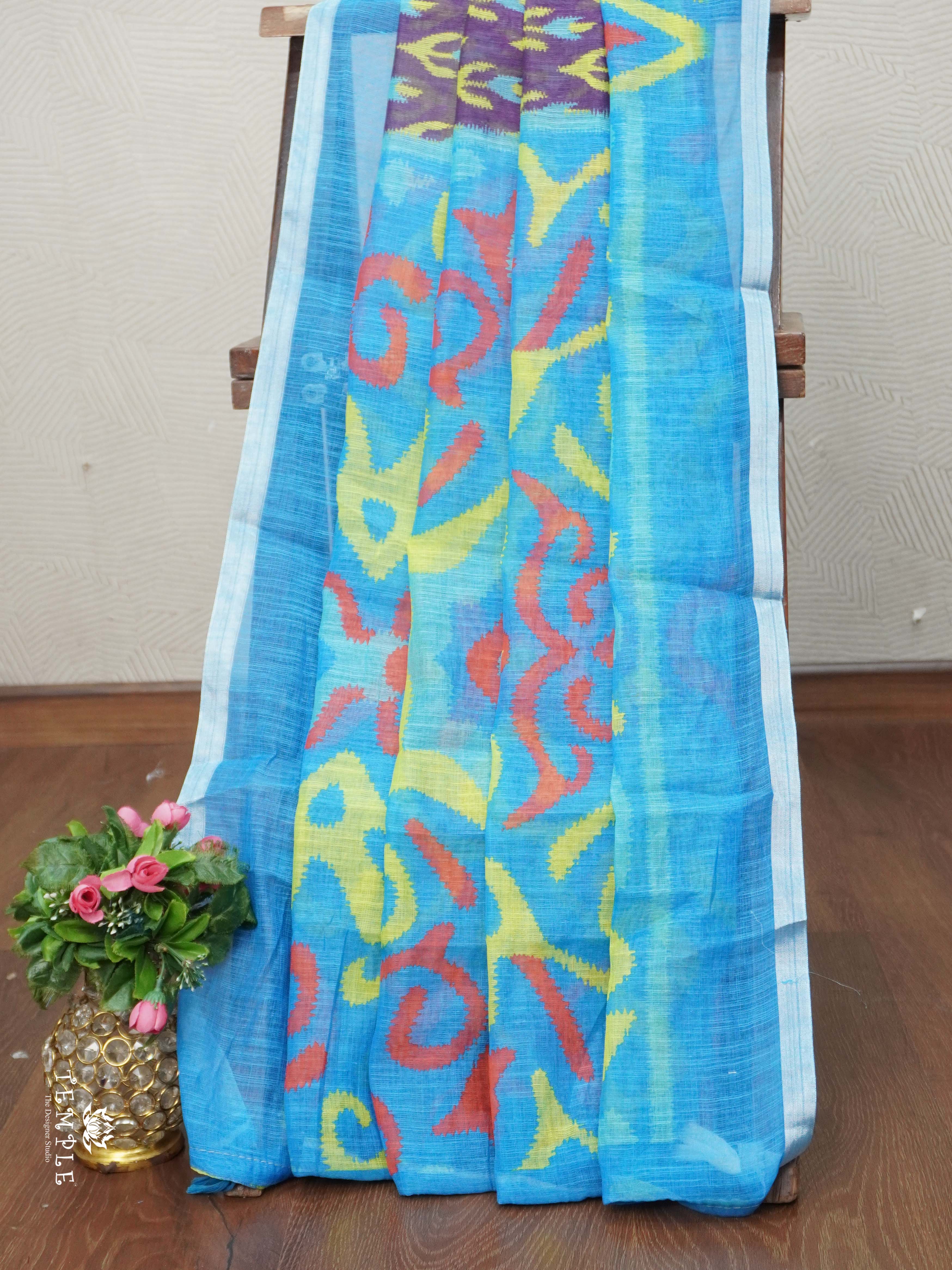 Linen Cotton Saree | TTDS2680