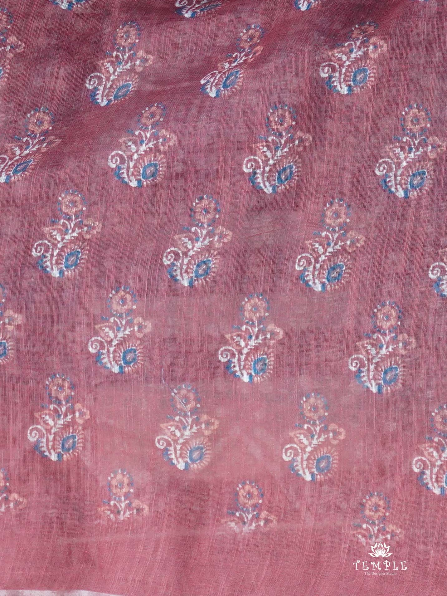 Linen Cotton Saree | TTDS2680