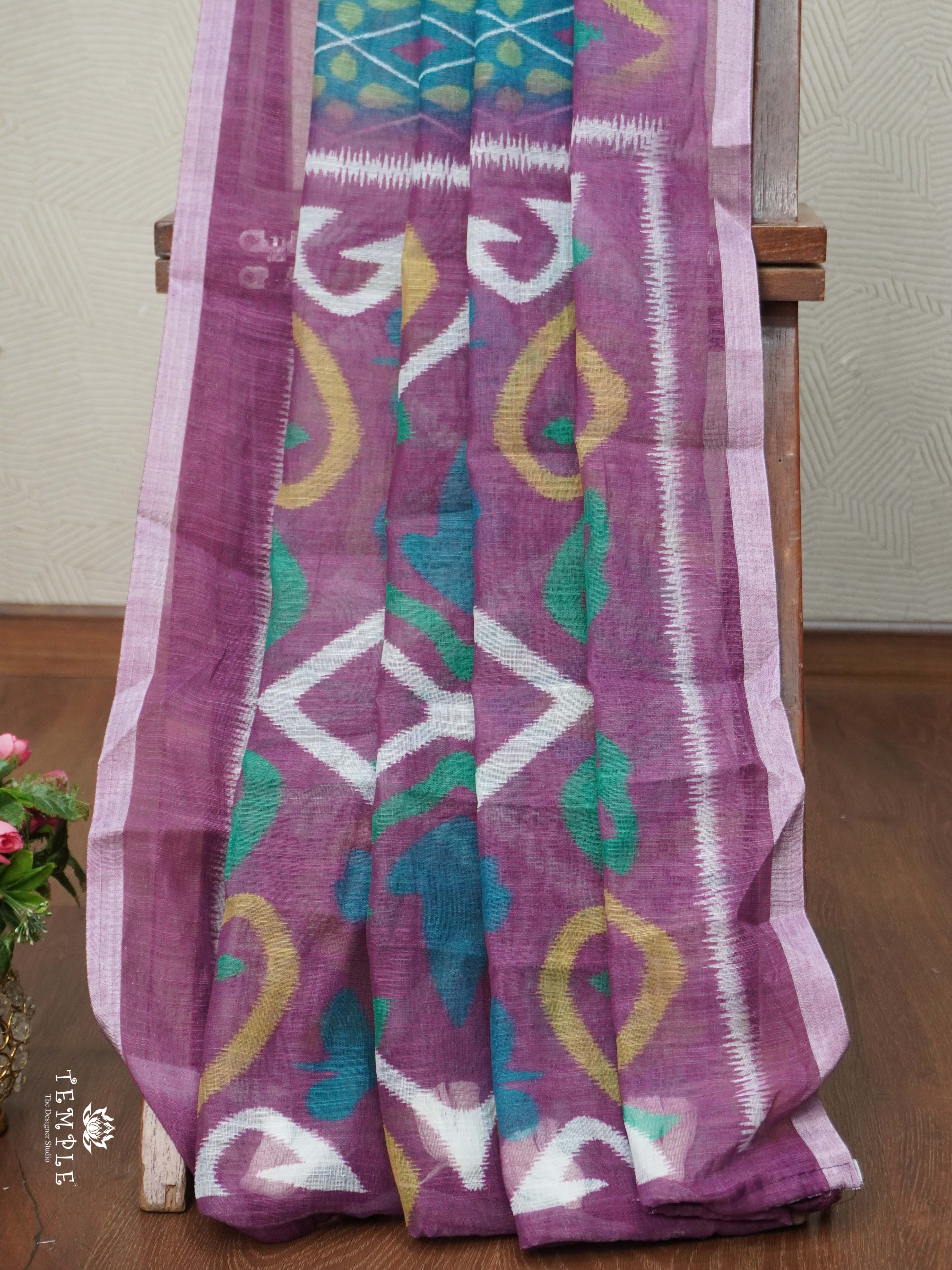 Linen Cotton Saree | TTDS2680
