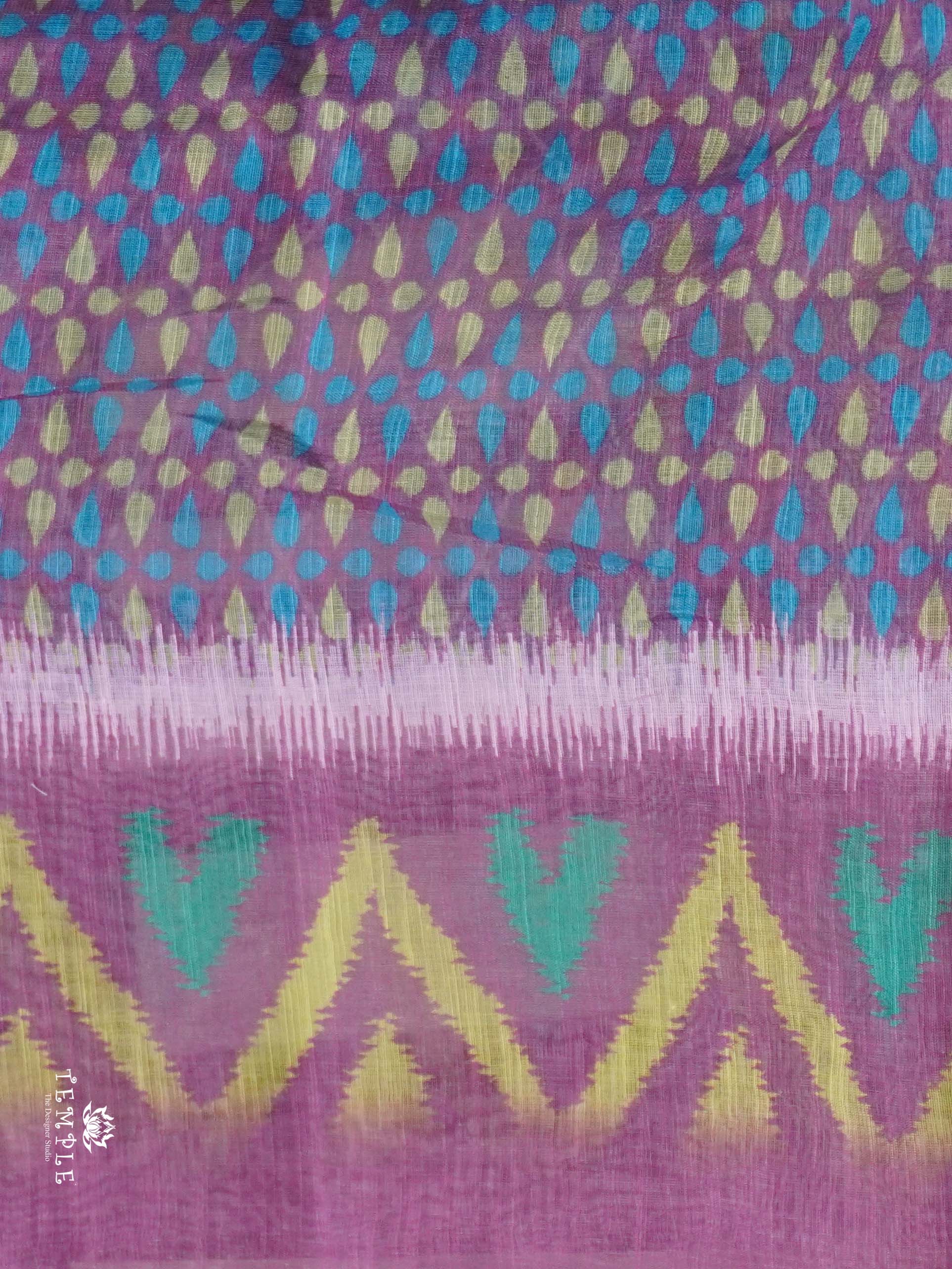 Linen Cotton Saree | TTDS2680