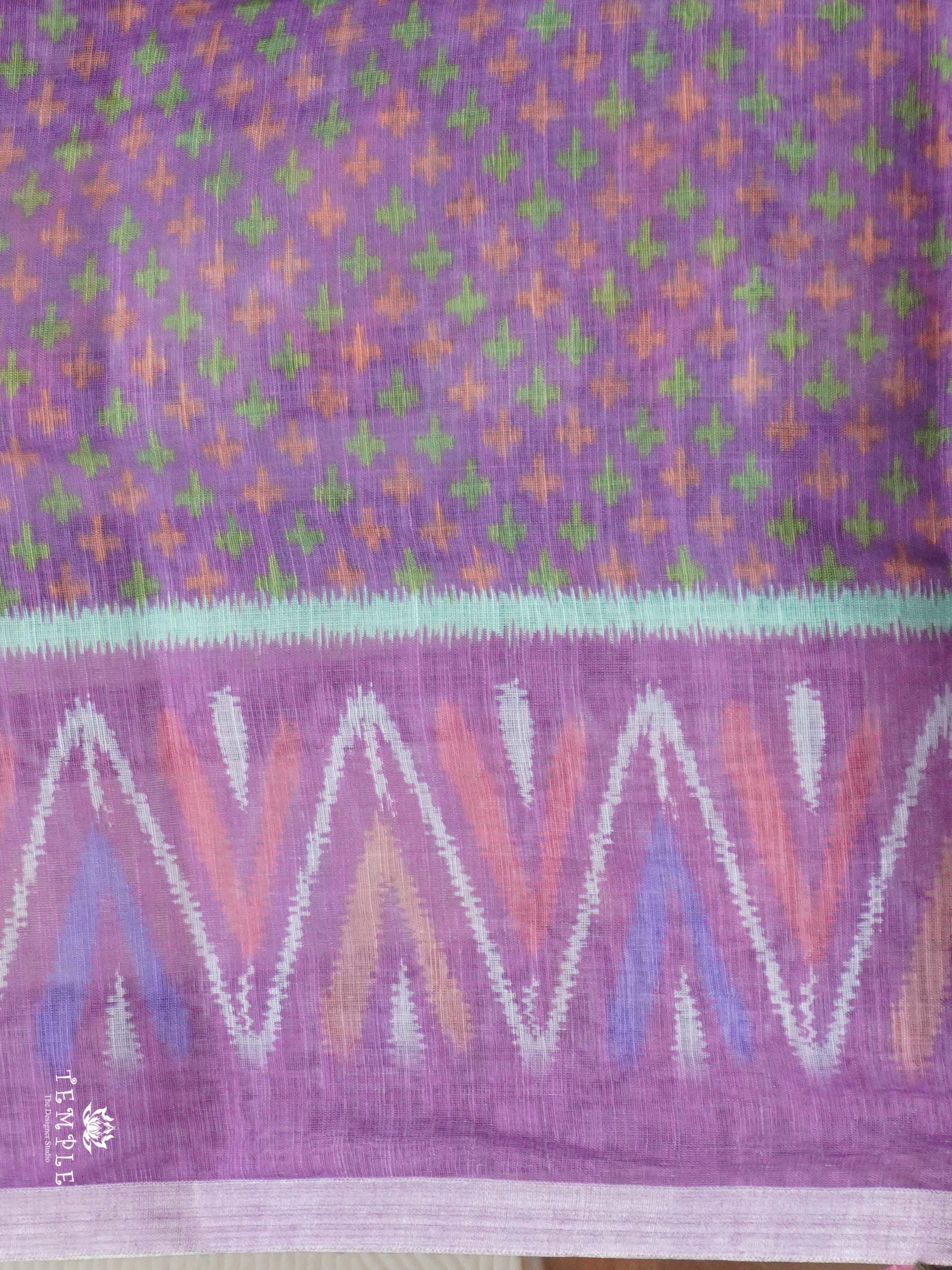 Linen Cotton Saree | TTDS2680