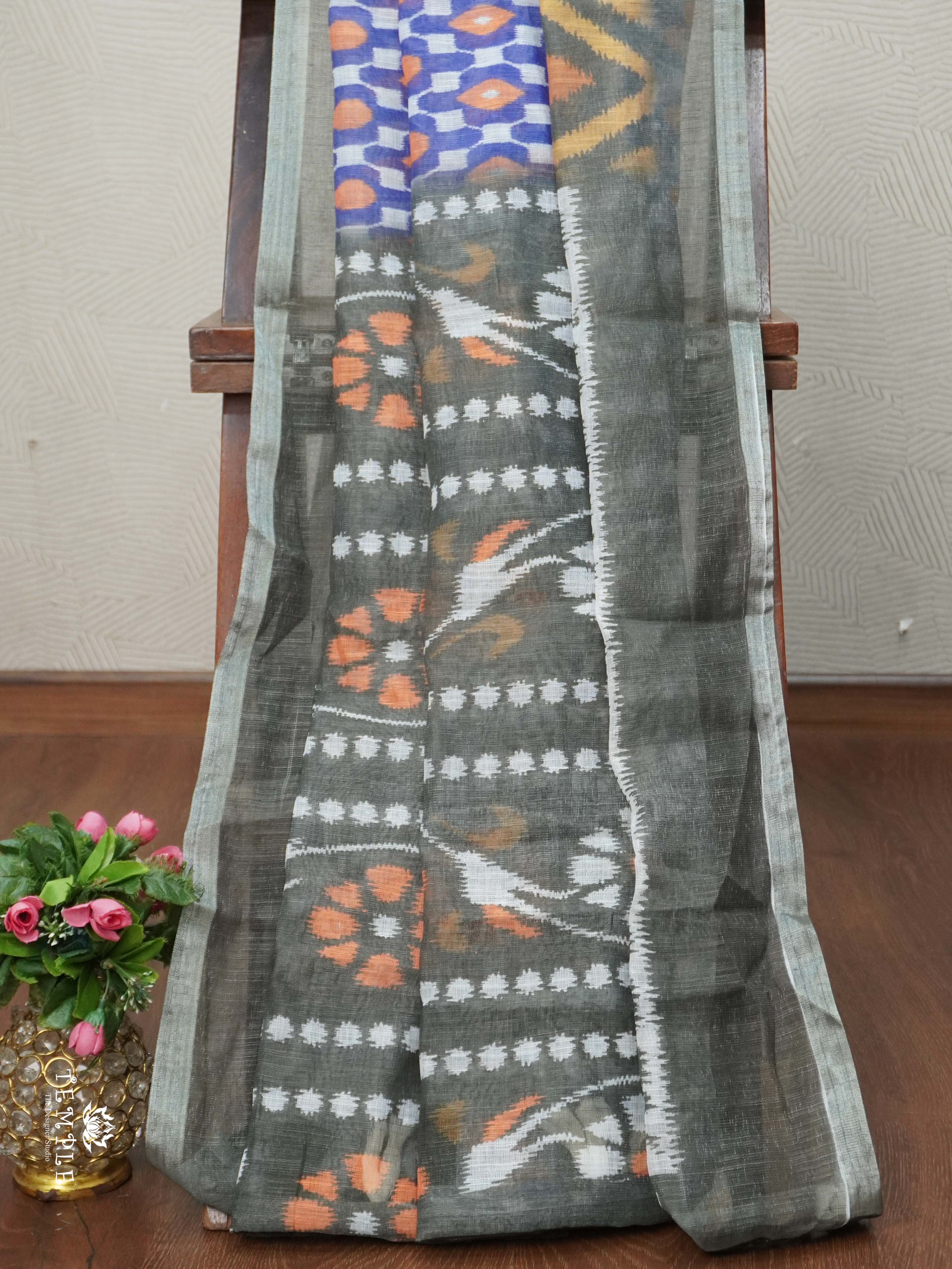 Linen Cotton Saree | TTDS2680