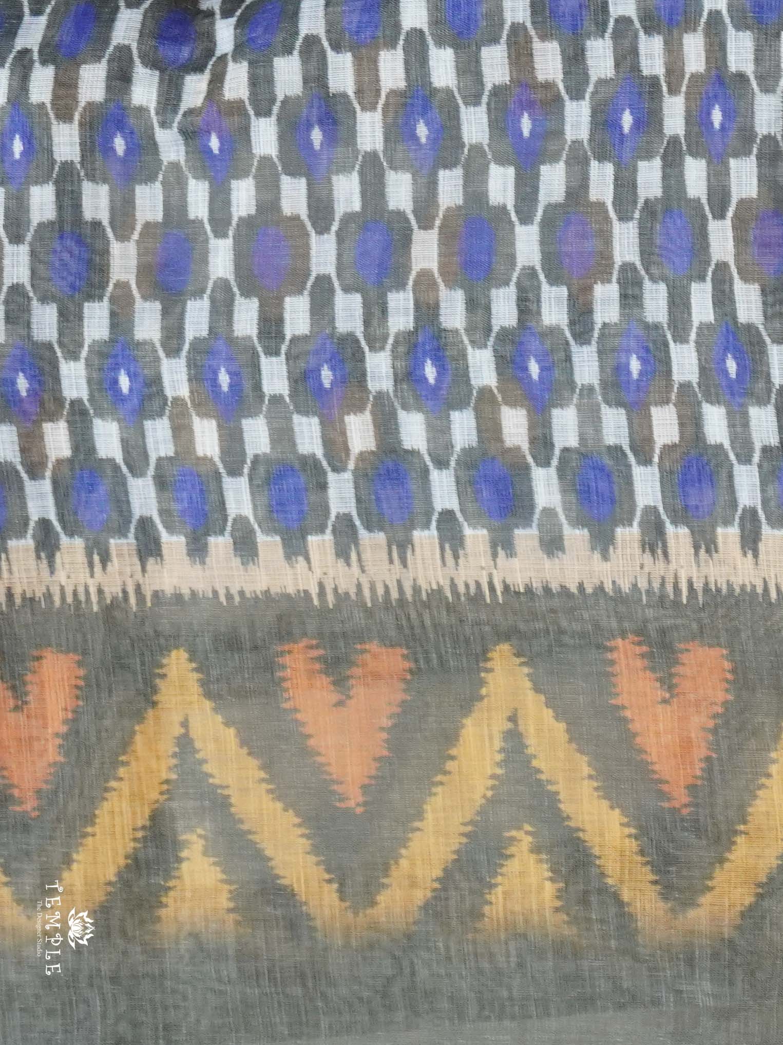 Linen Cotton Saree | TTDS2680