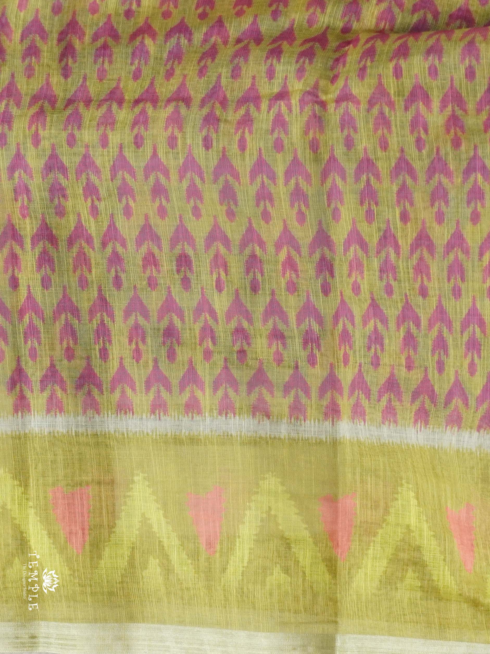 Linen Cotton Saree | TTDS2680