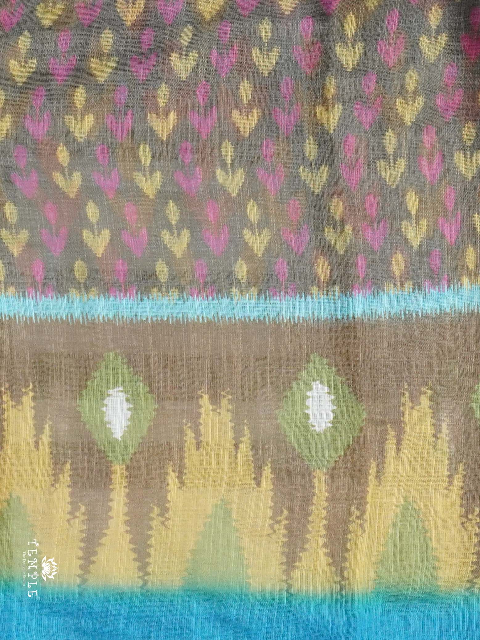 Linen Cotton Saree | TTDS2680