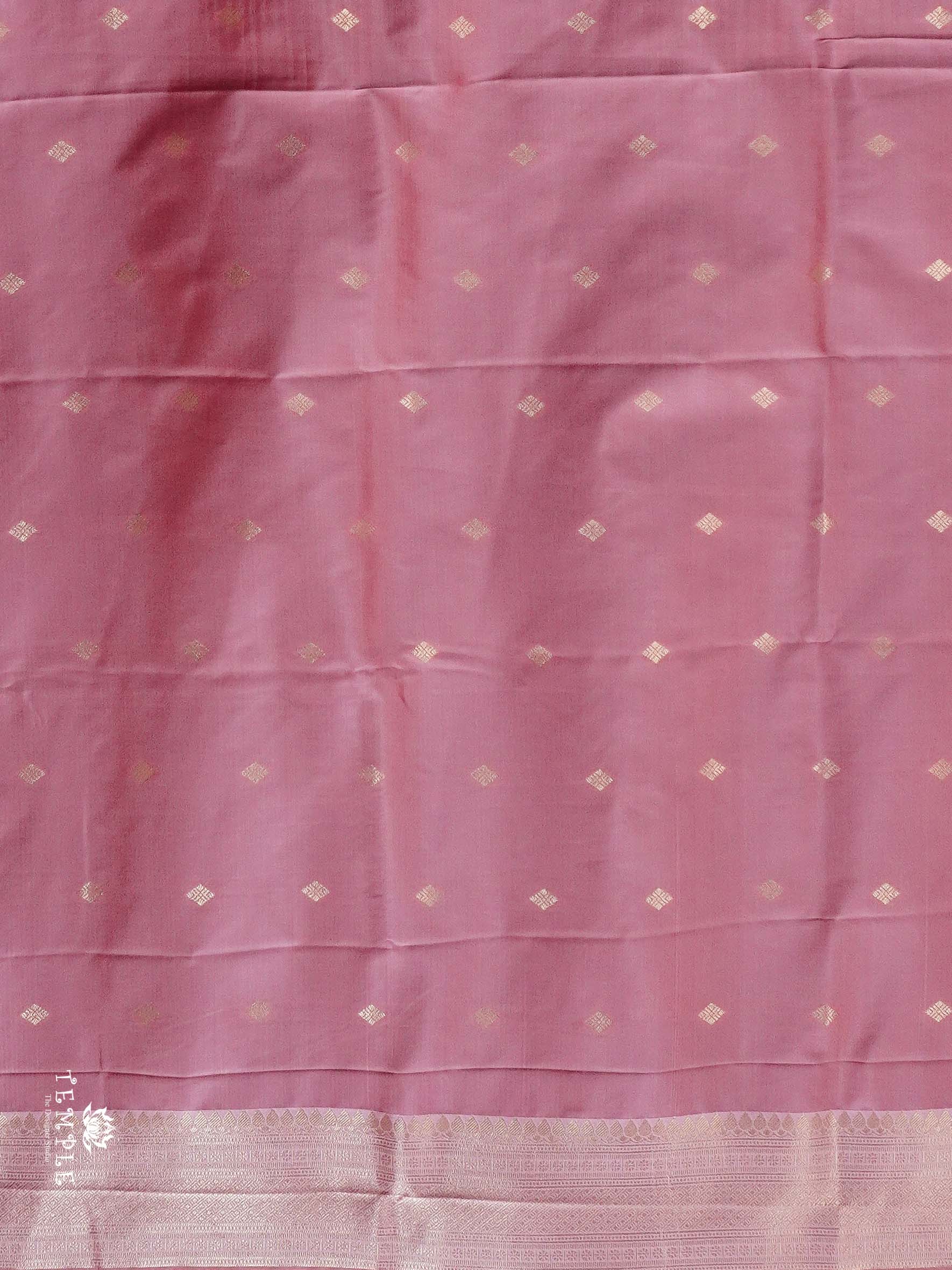 Semi Silk Saree With Zari Woven Pattern | TTDS2756