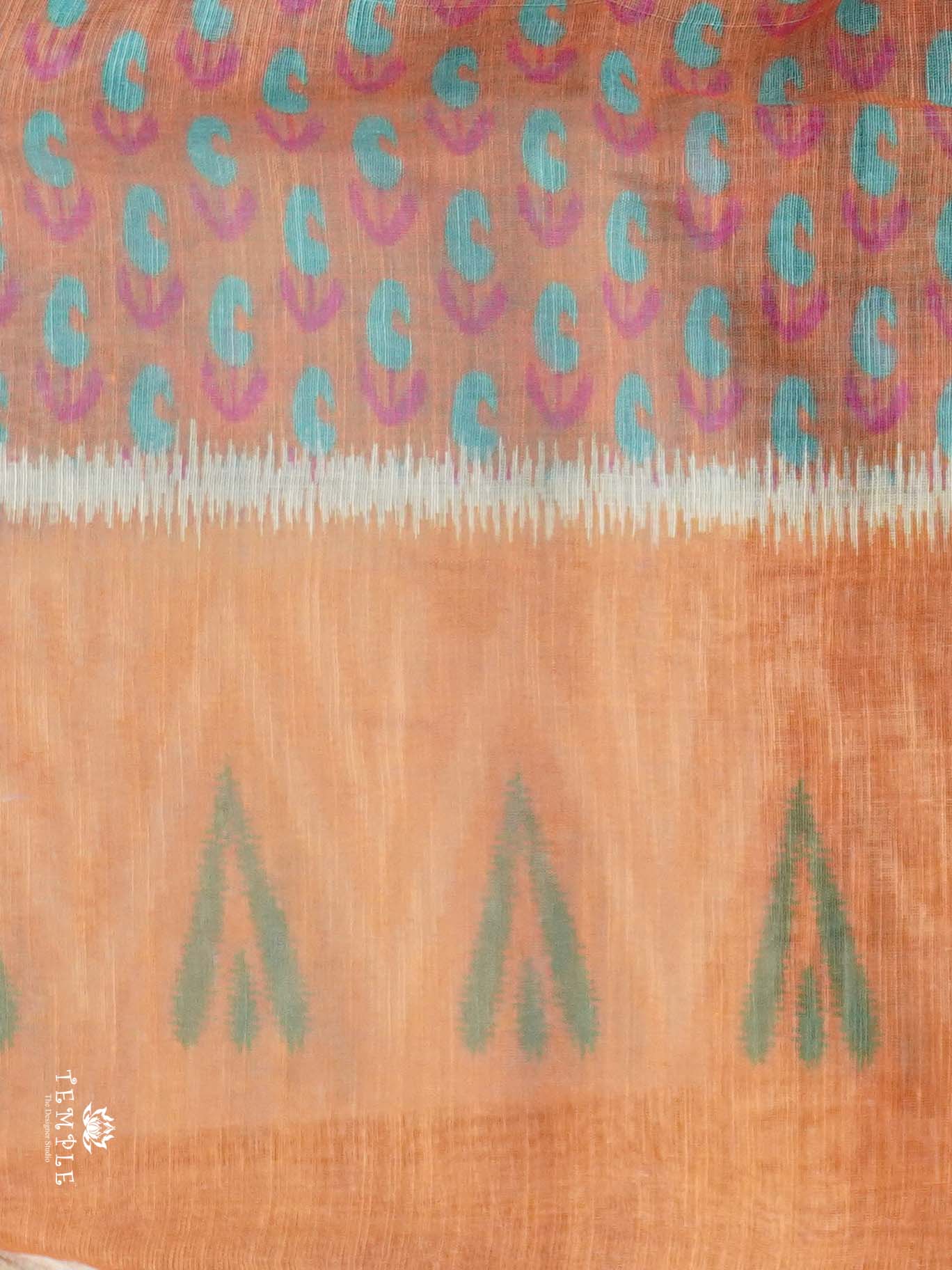 Linen Cotton Saree | TTDS2680