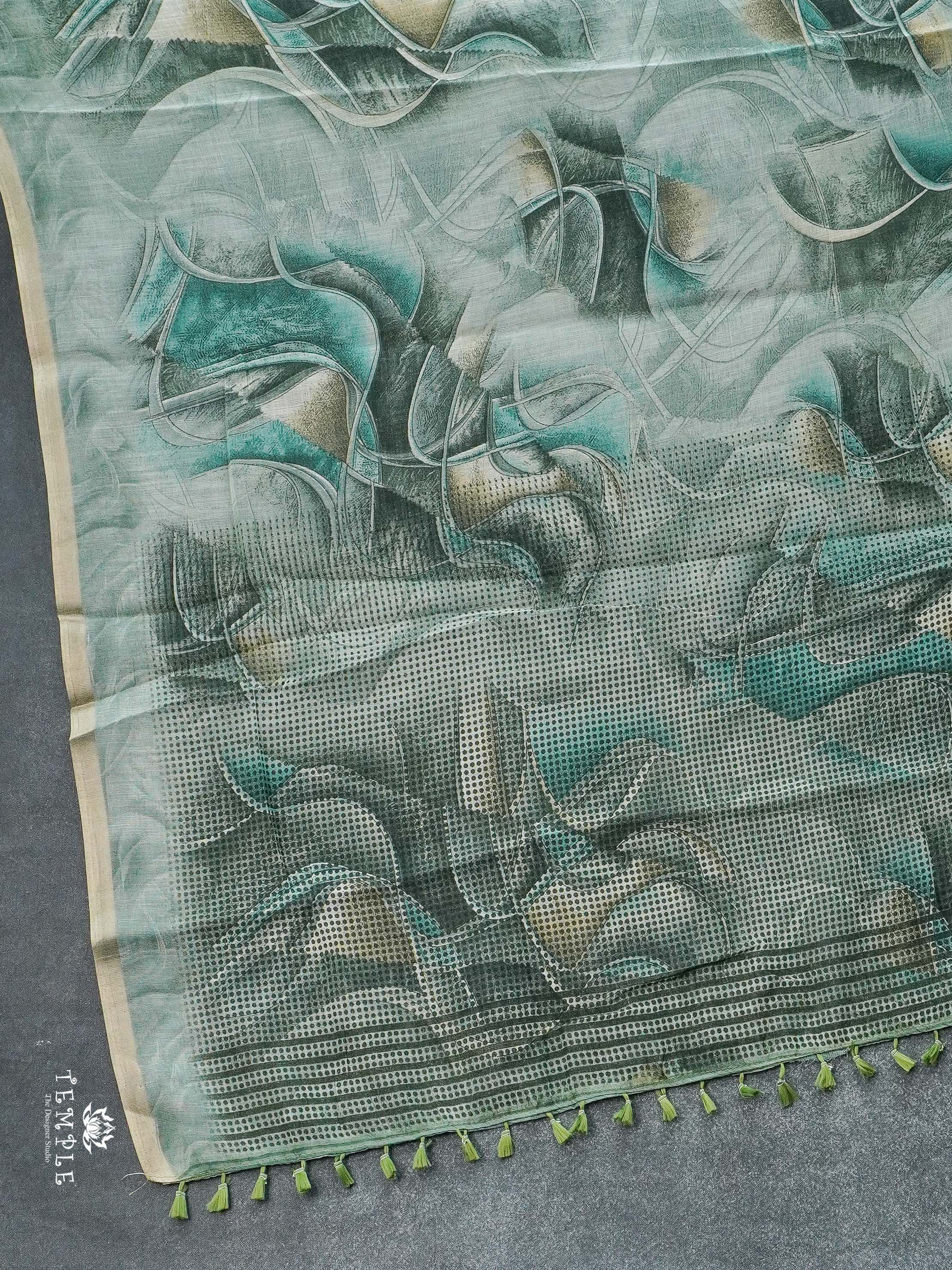 Linen Cotton Saree | TTDS2761