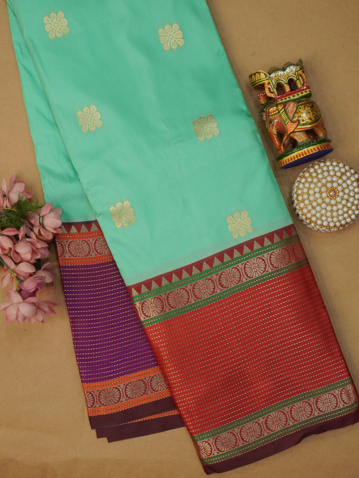 Semi Silk Saree | TTDS3615