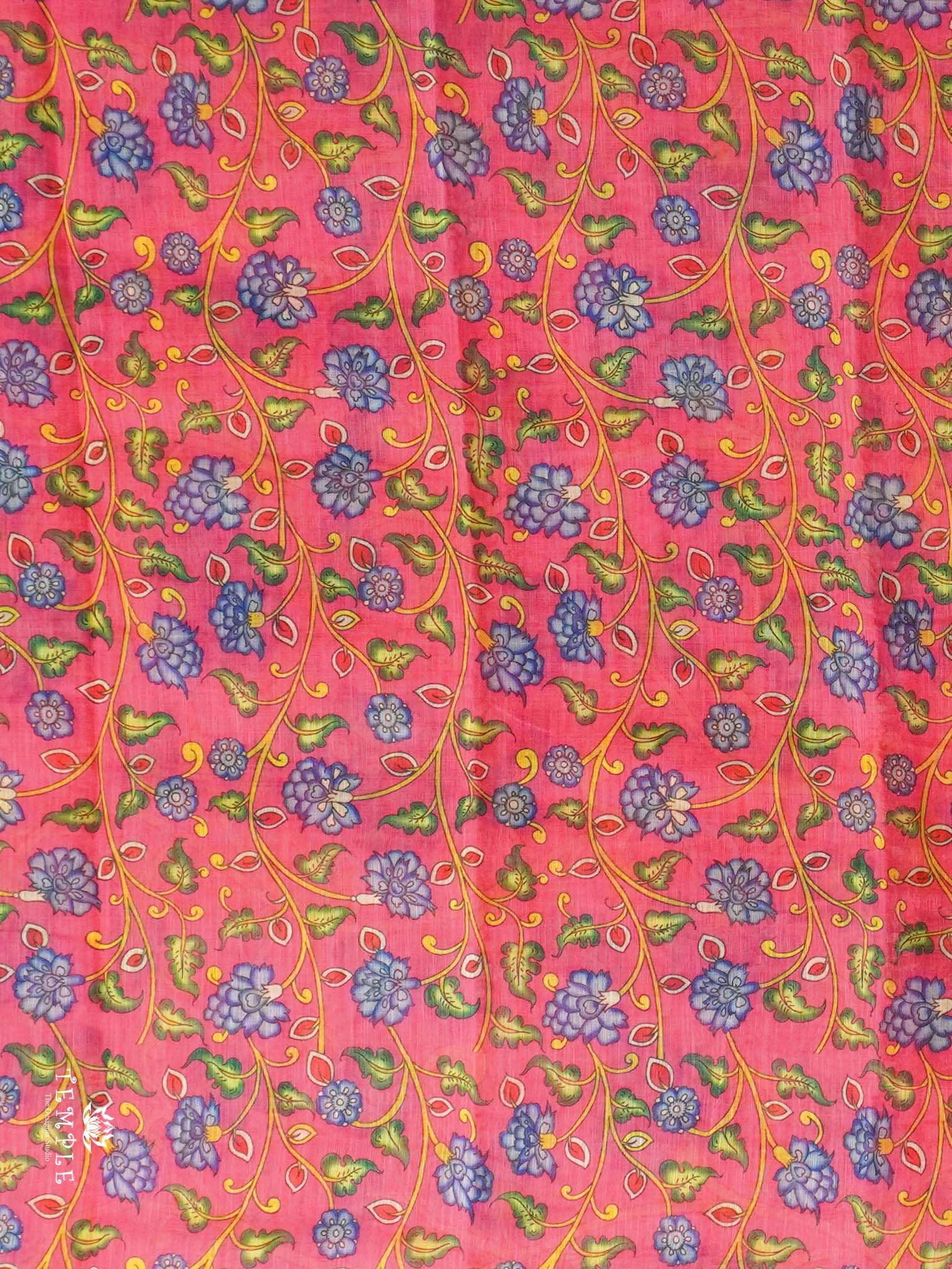 Printed Chanderi Cotton Saree | TTDS2171