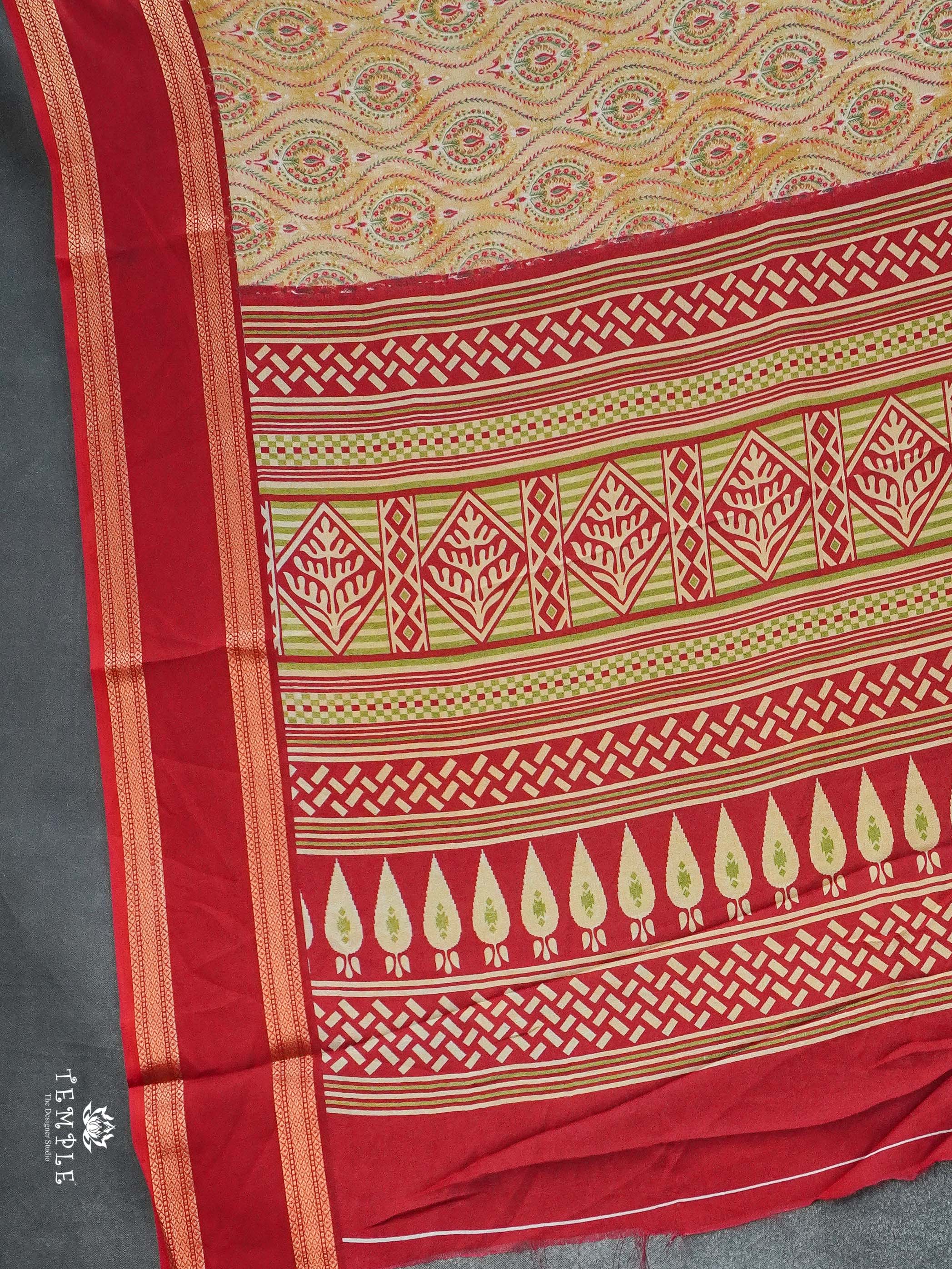 Printed Georgette Saree | TTDS2764