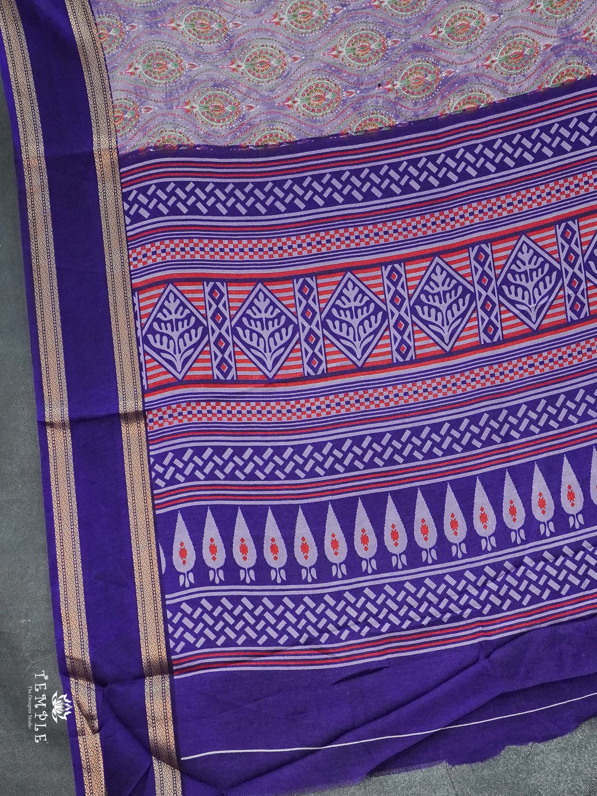 Printed Georgette Saree | TTDS2764