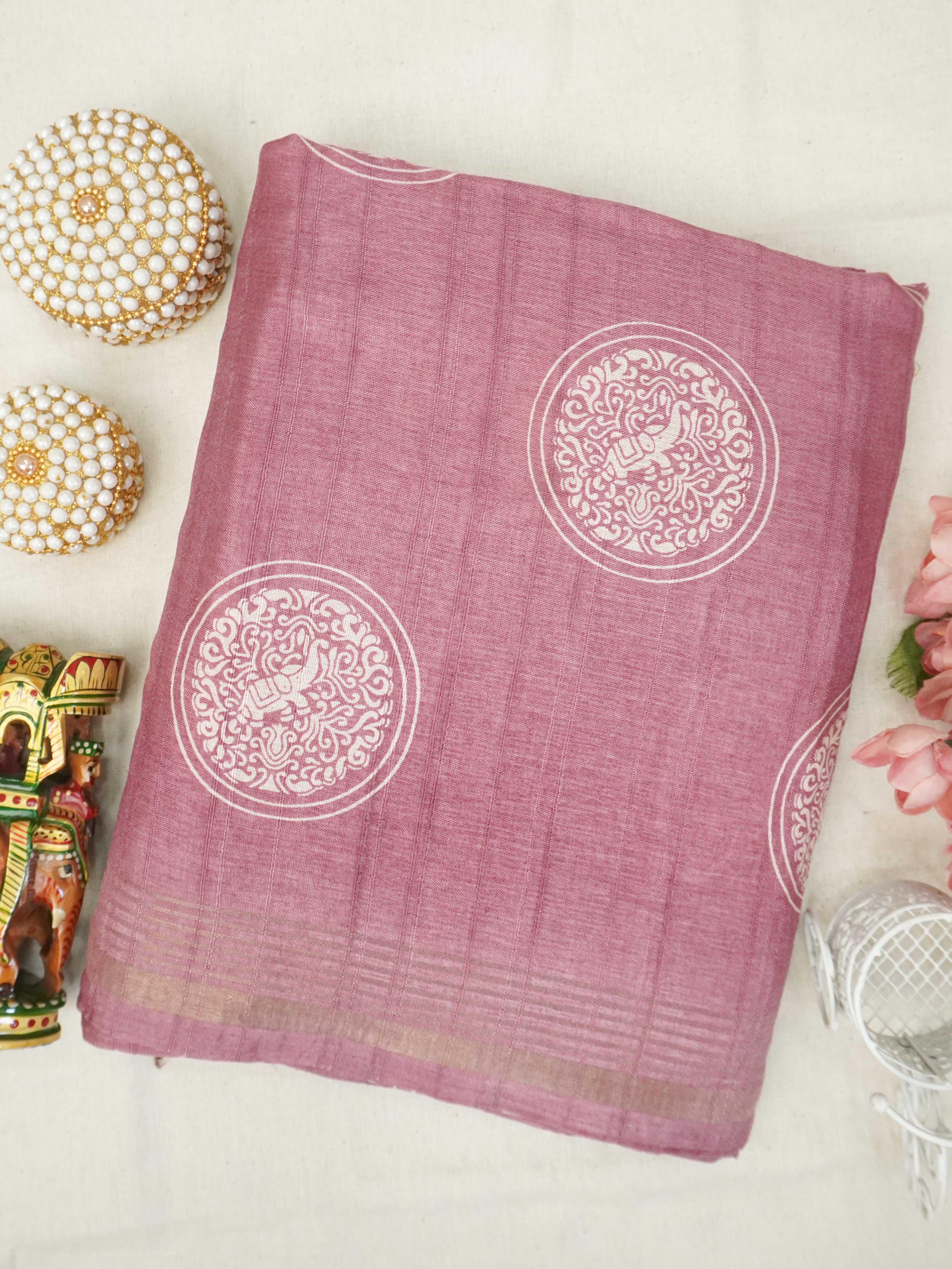 Fancy Printed Saree | TTDS3187