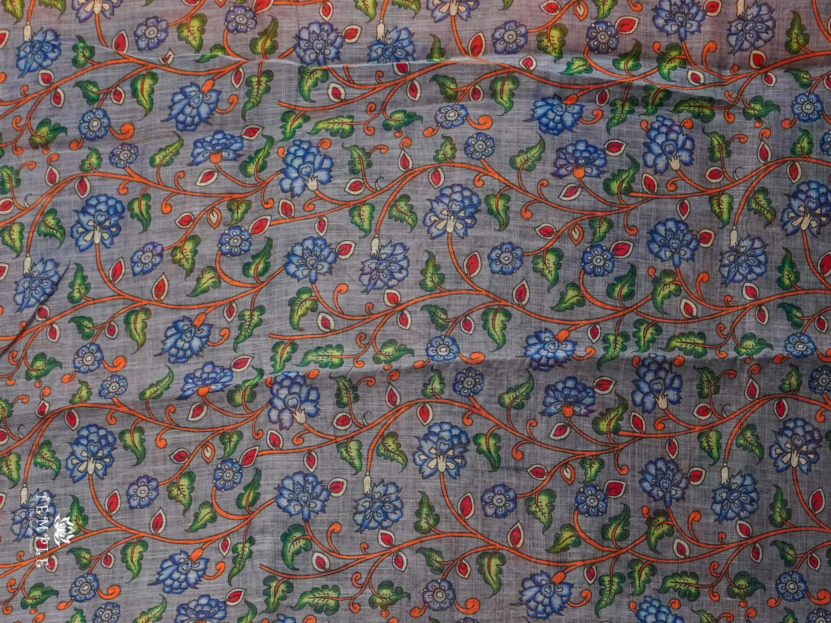 Printed Chanderi Cotton Saree | TTDS2171