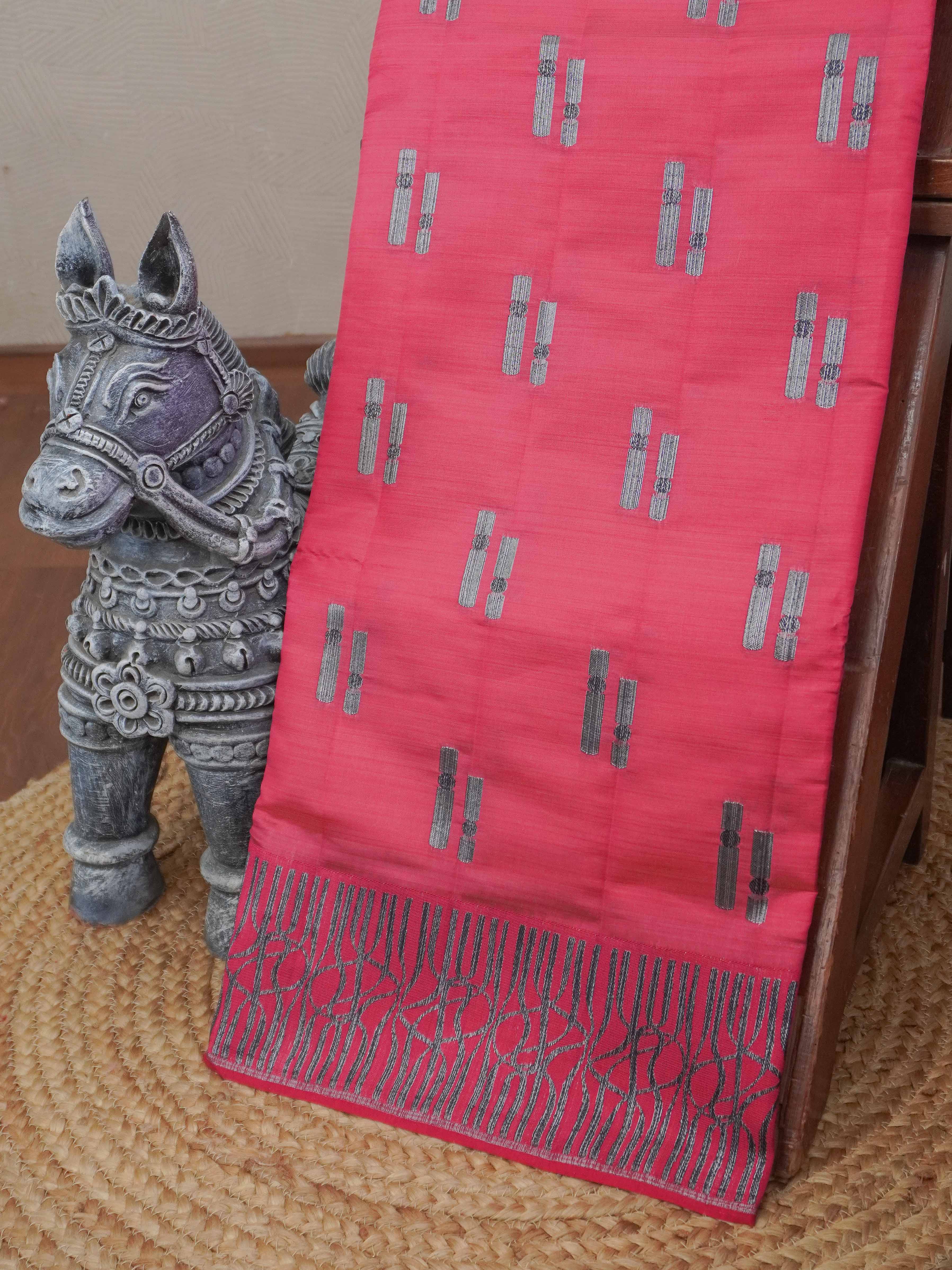 Semi Tussar Silk Saree | TTDS3184