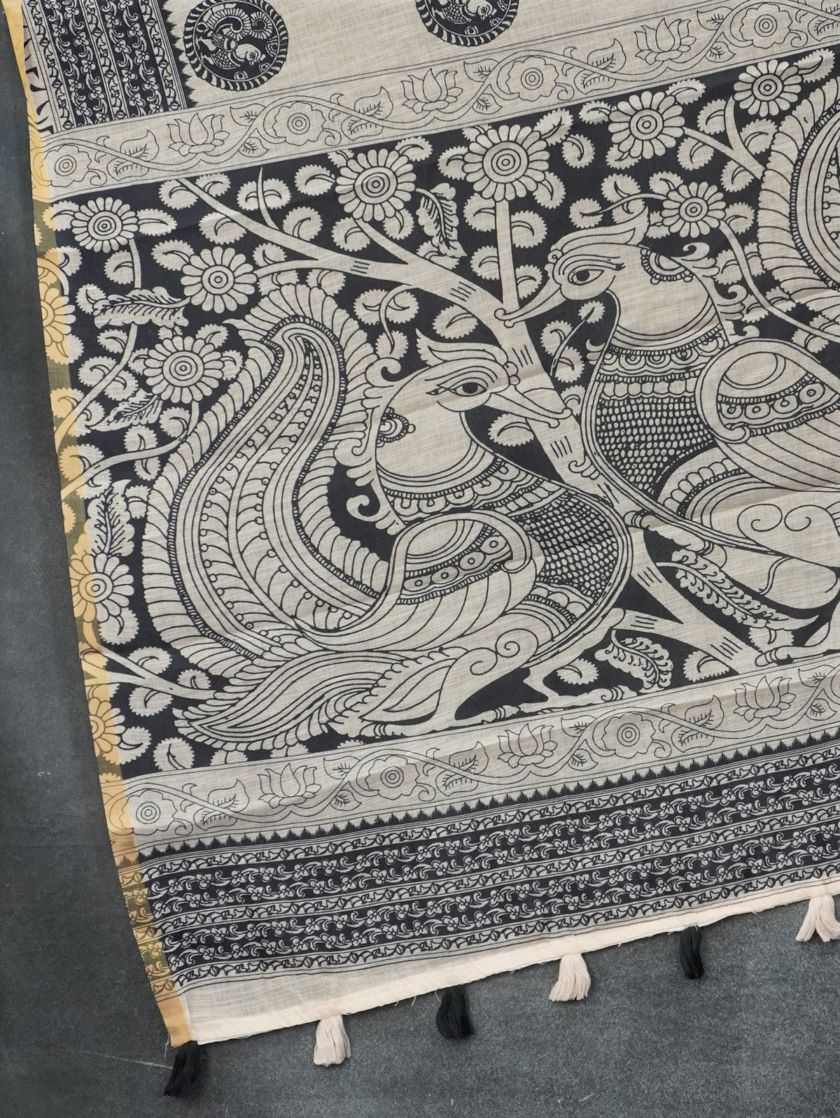 Linen Cotton Saree | TTDS3614