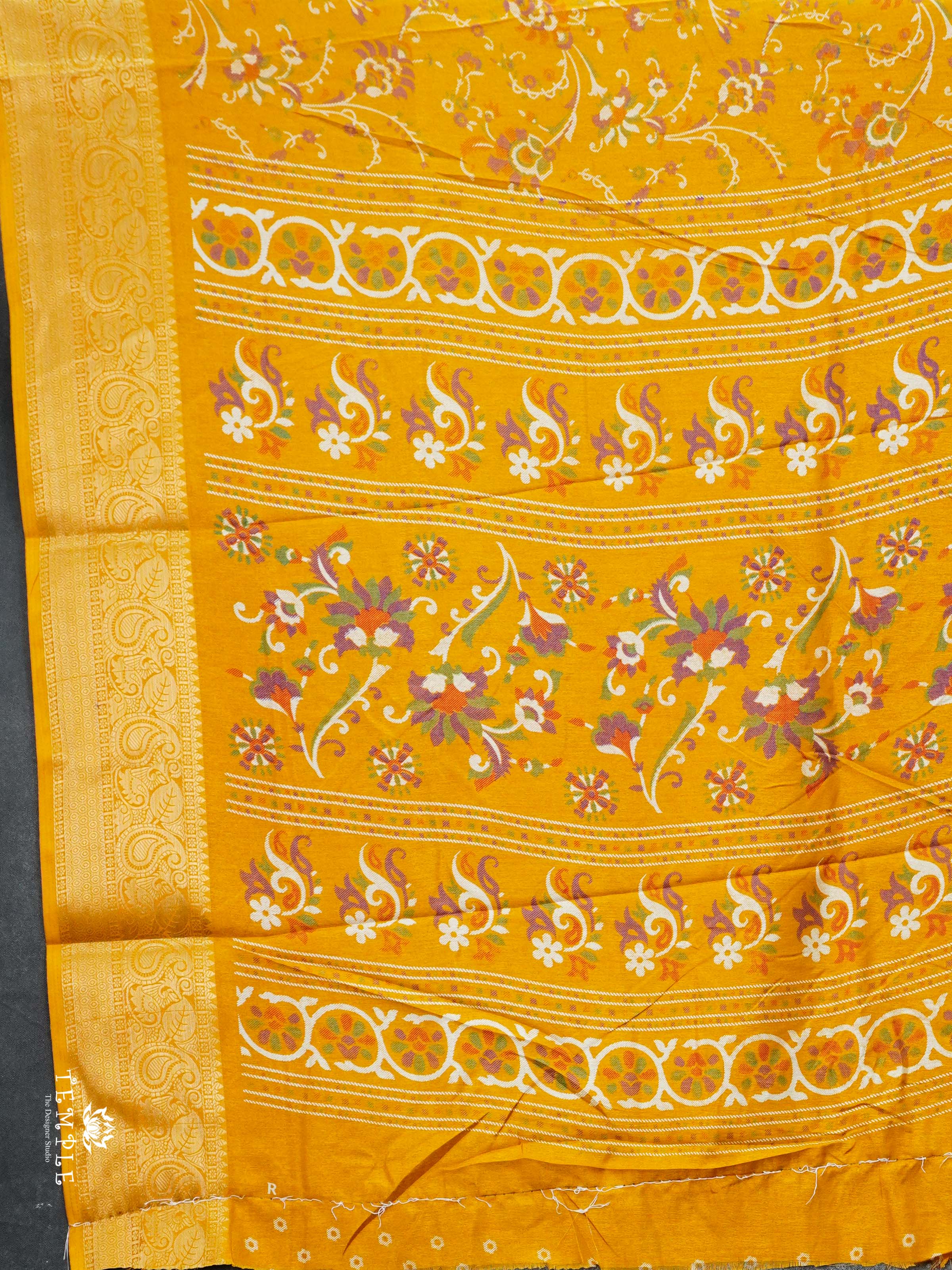 Fancy Cotton Saree | TTDS2765