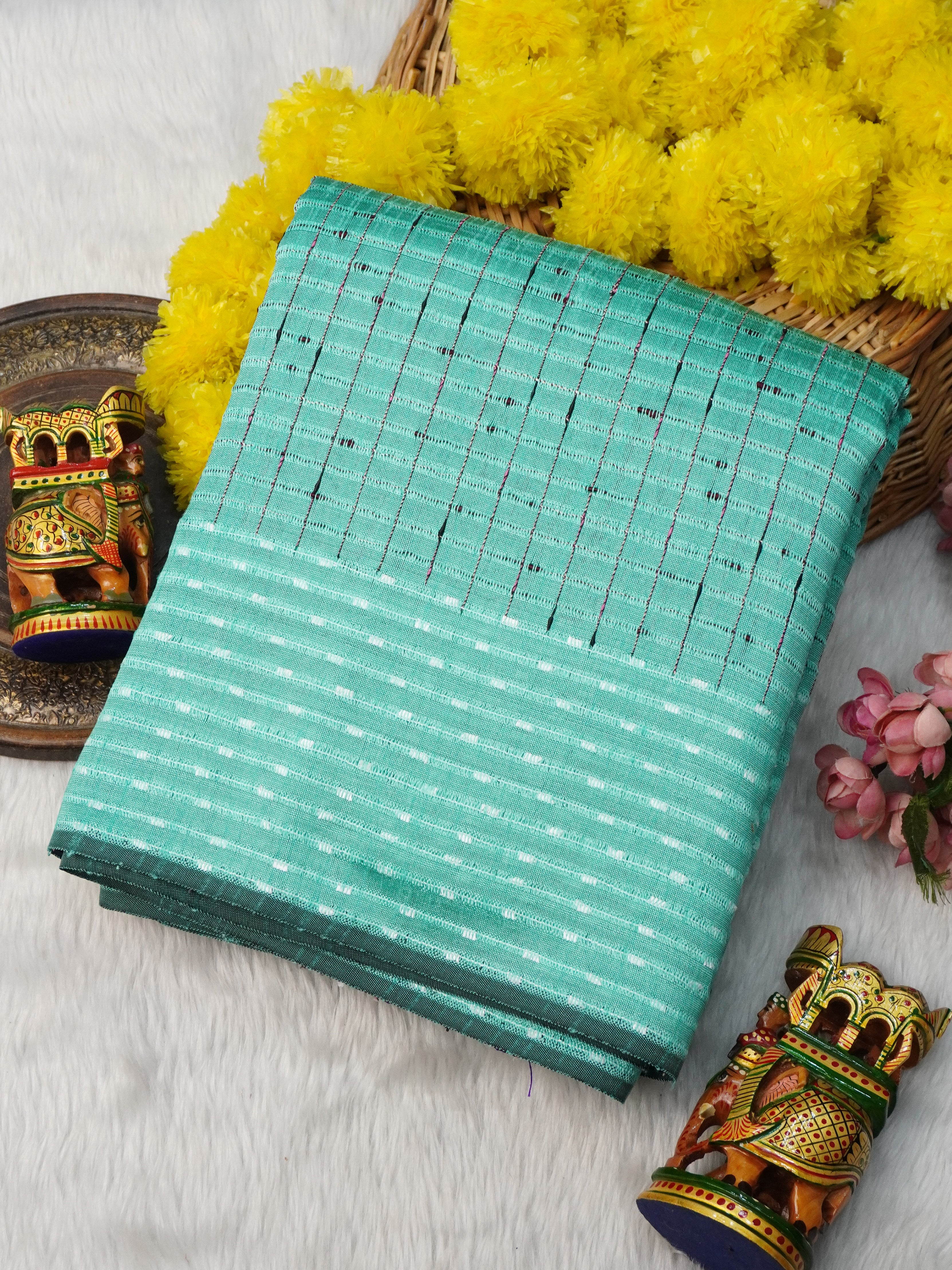 Handloom Raw Silk Saree | TTDS2337