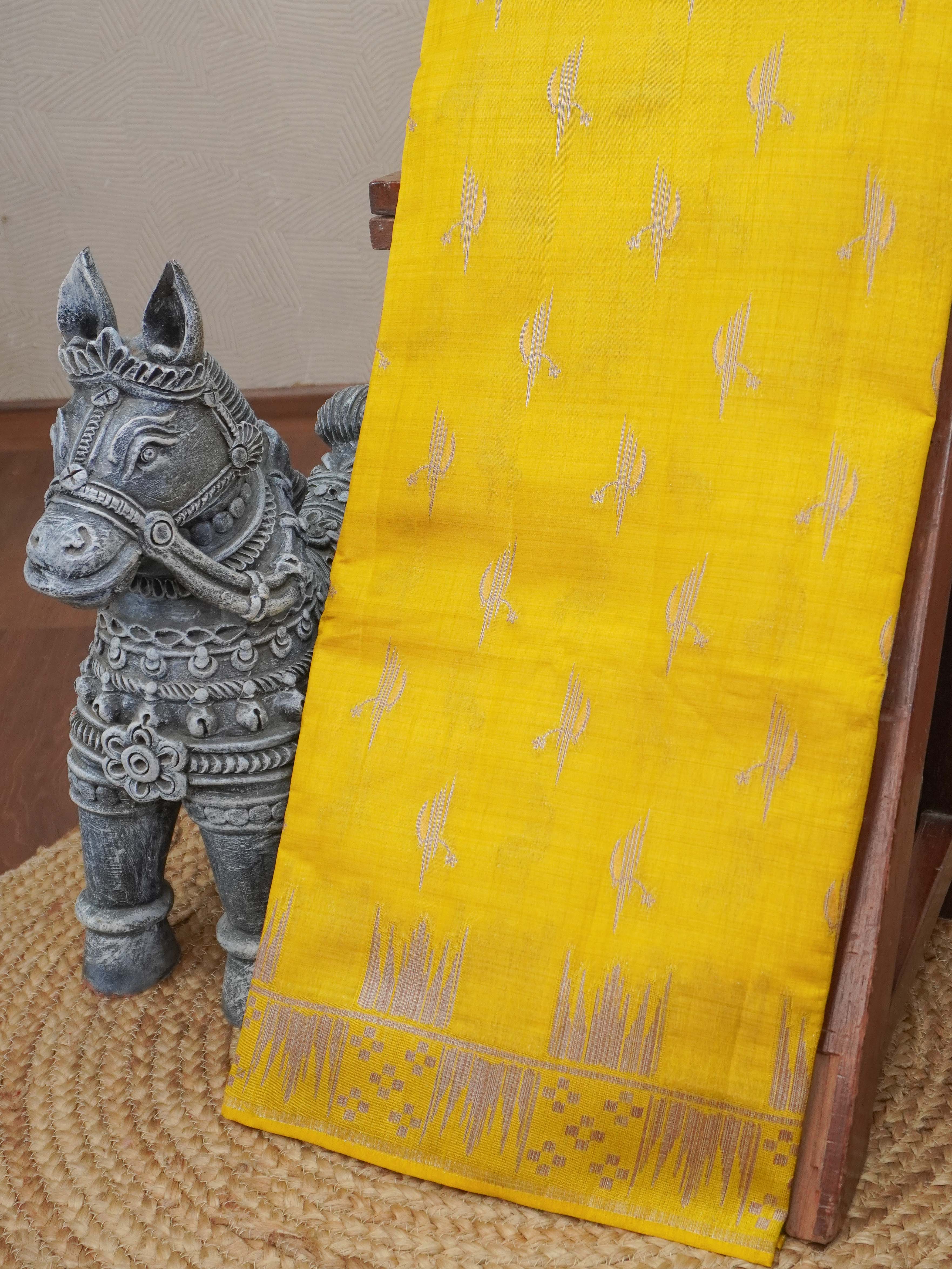 Semi Tussar Silk Saree | TTDS3189