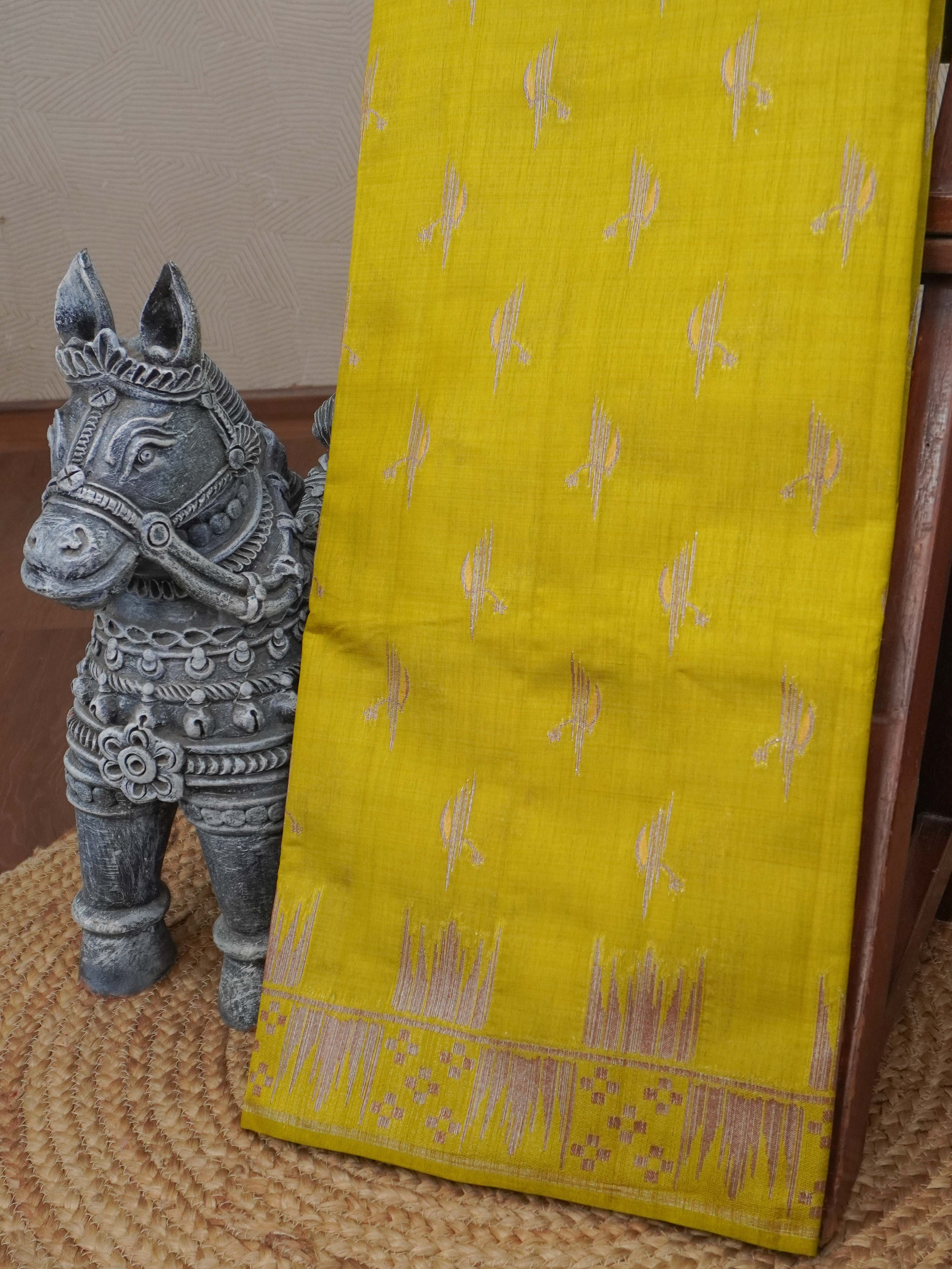 Semi Tussar Silk Saree | TTDS3189