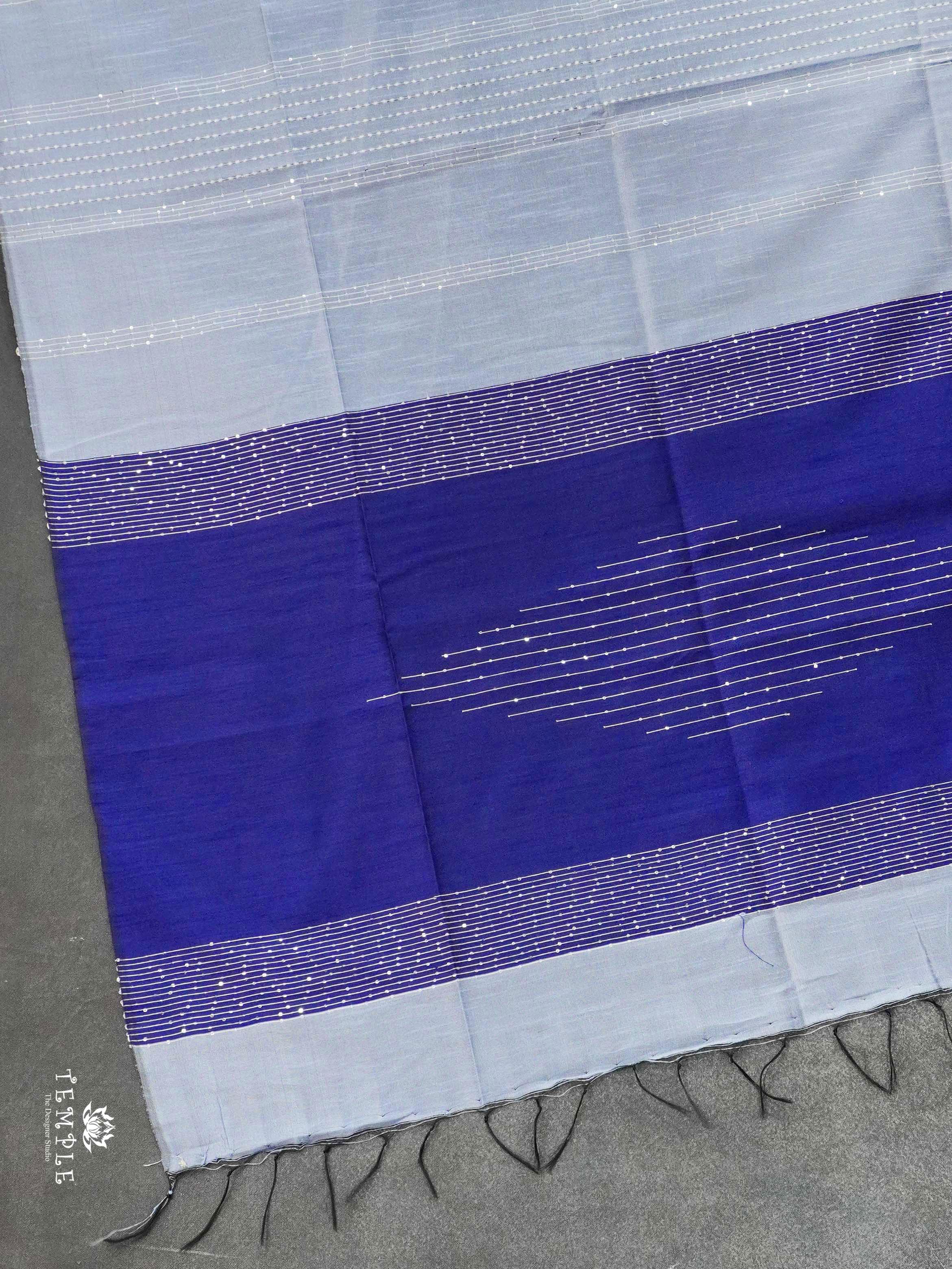 Raw Silk Saree with sequins Work | TTDS2100