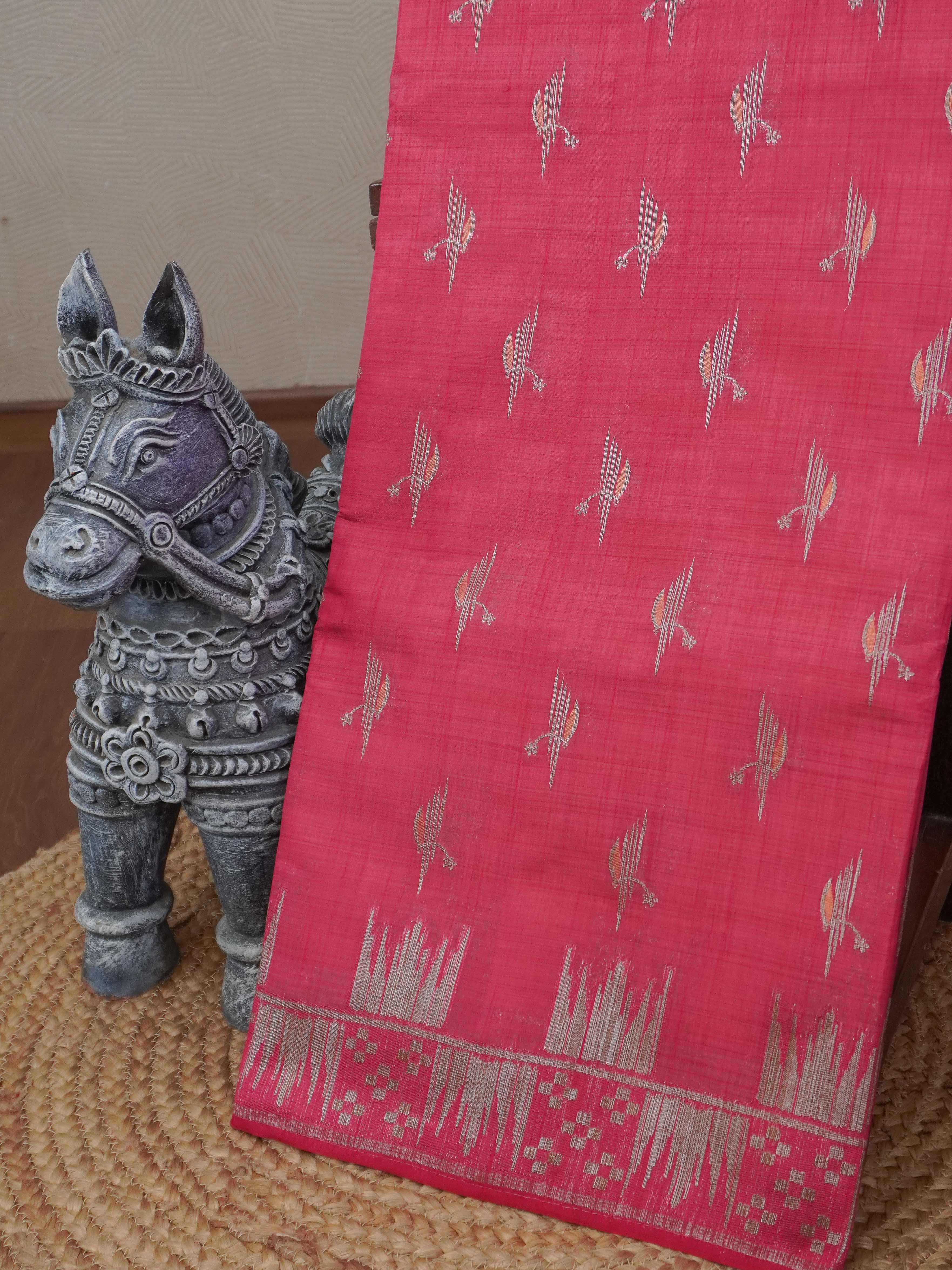Semi Tussar Silk Saree | TTDS3189