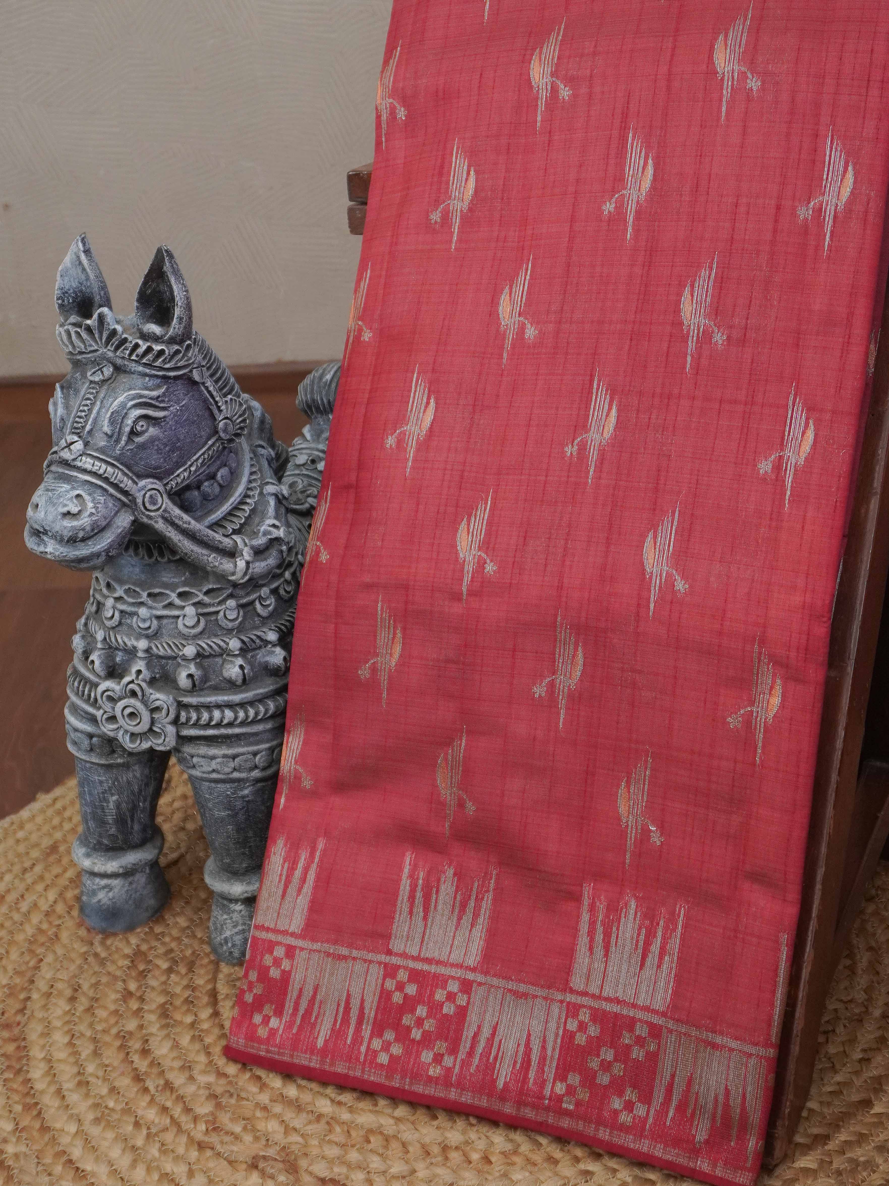 Semi Tussar Silk Saree | TTDS3189