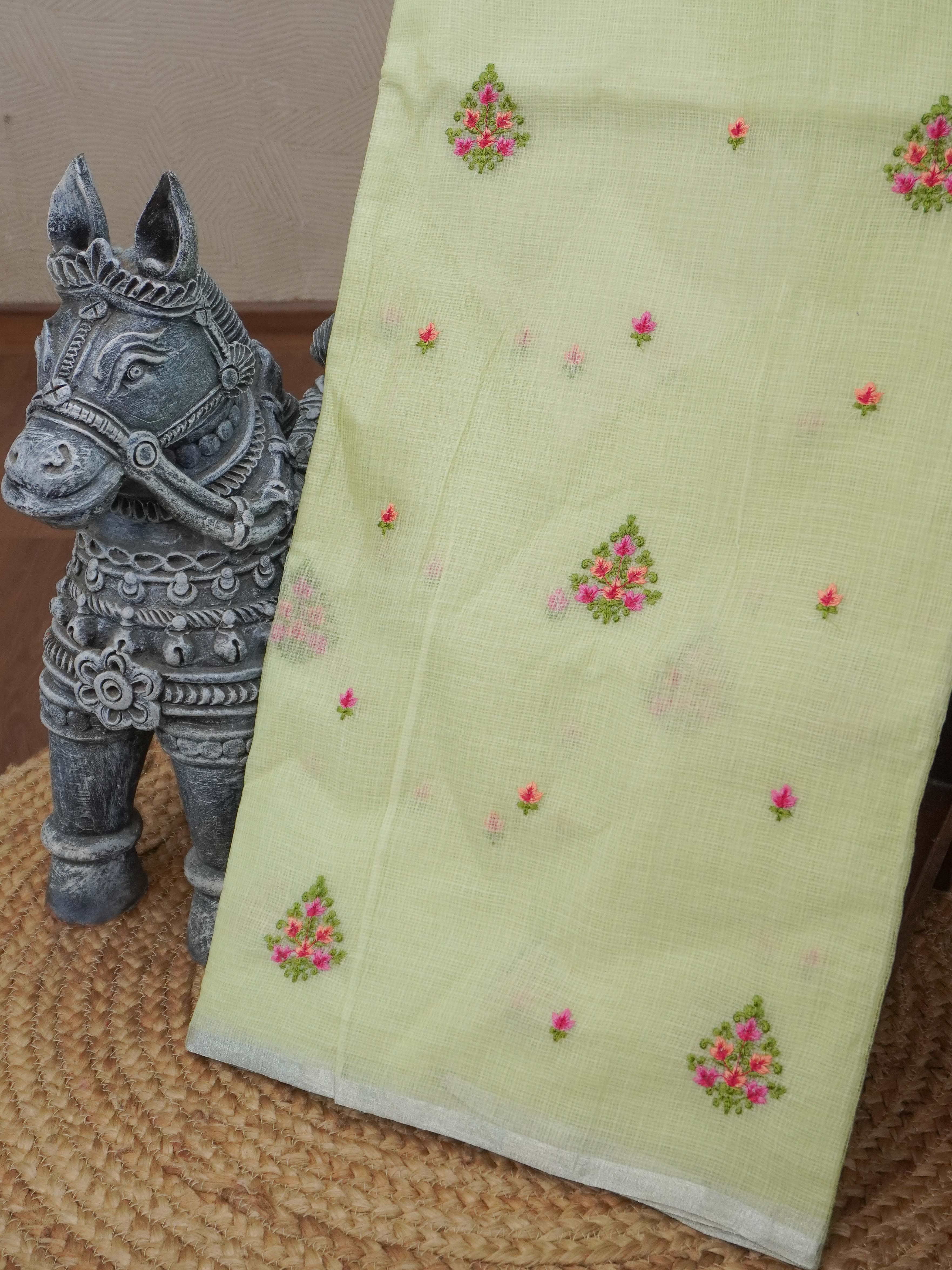 Kota Saree With Embroidery Work | TTDS3191