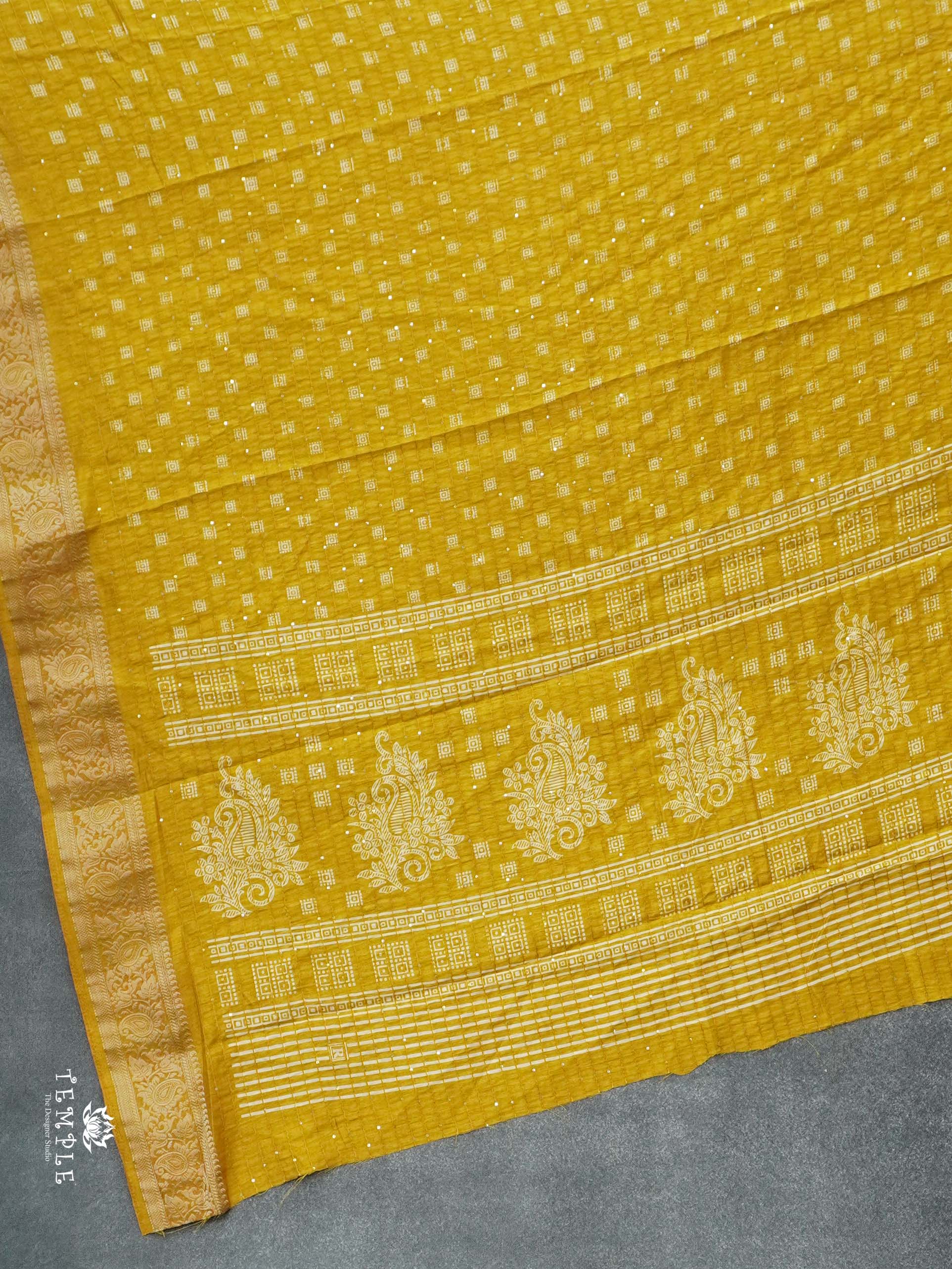Sequins Tussar Saree | TTDS2692