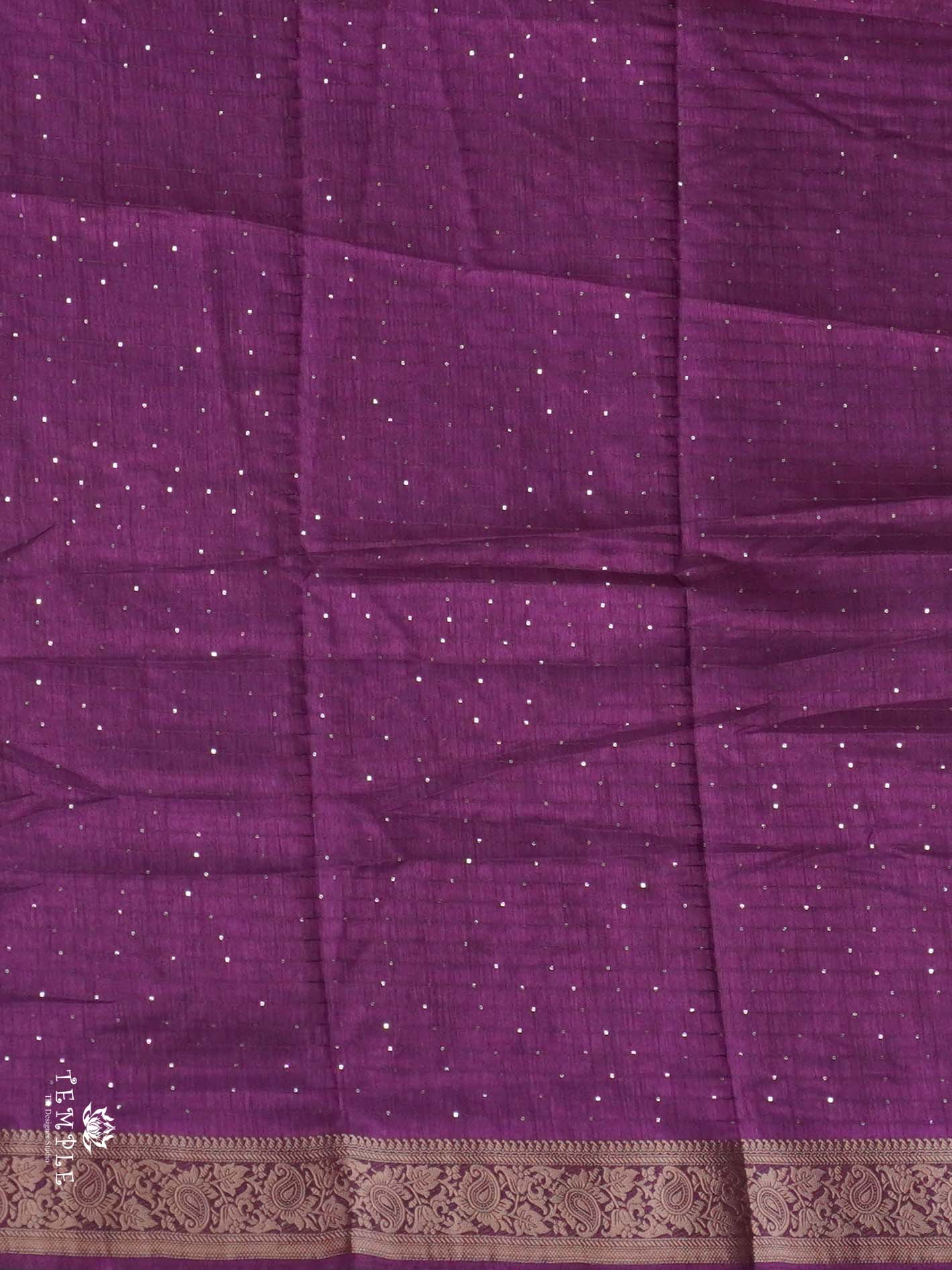 Sequins Tussar Saree | TTDS2692